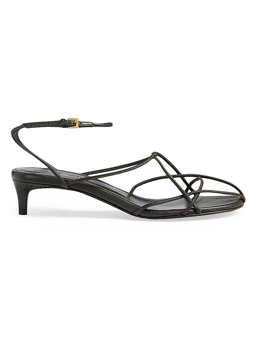 Womens Loulou 35MM Leather Sandals Product Image