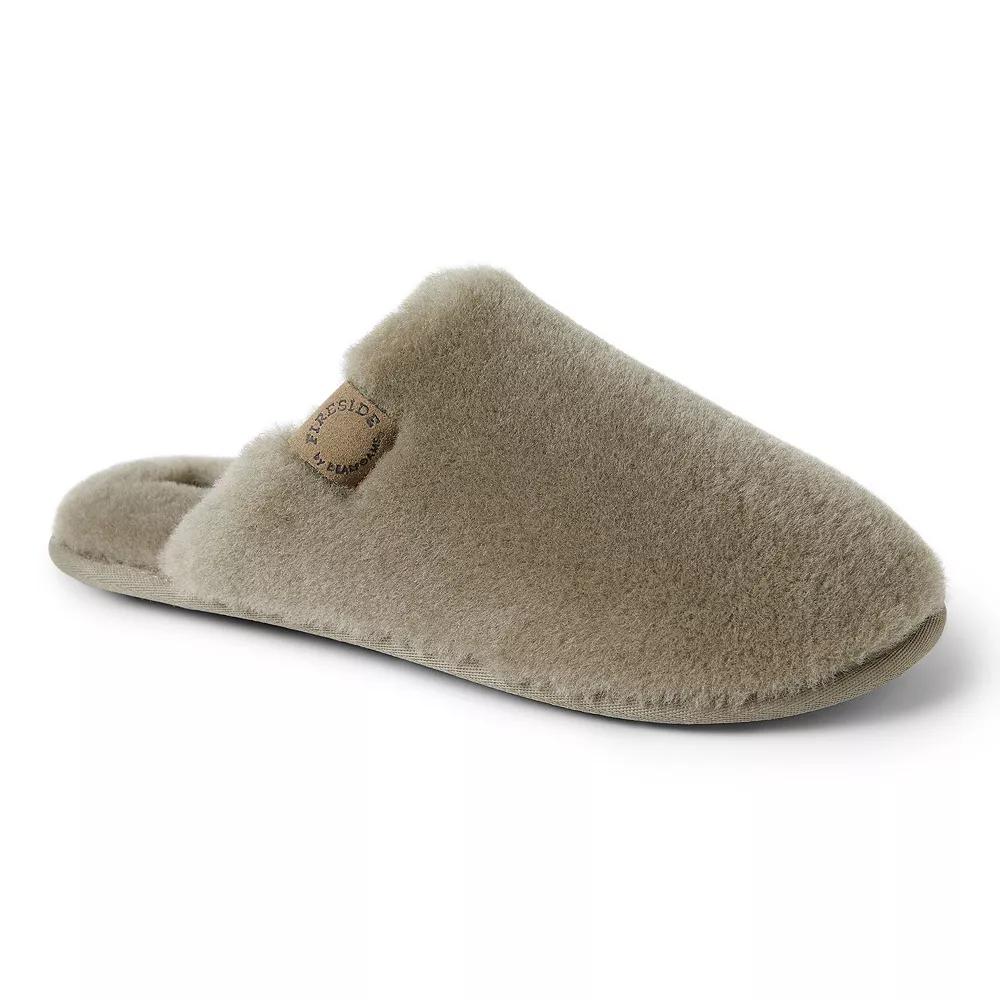 Fireside by Dearfoams Broome Genuine Shearling Men's Scuff Slippers,  Product Image