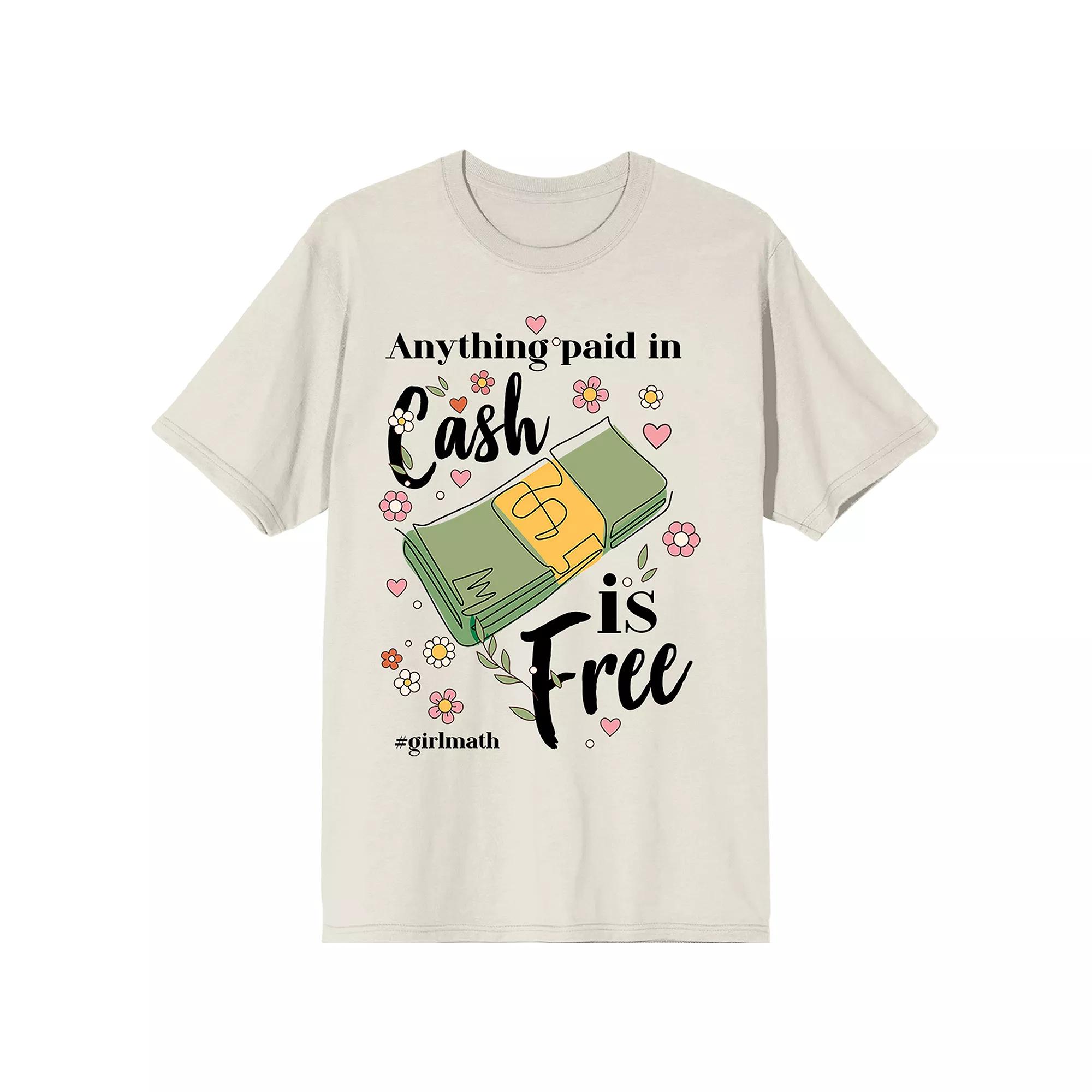 Juniors' Girl Math "Anything Paid Product Image