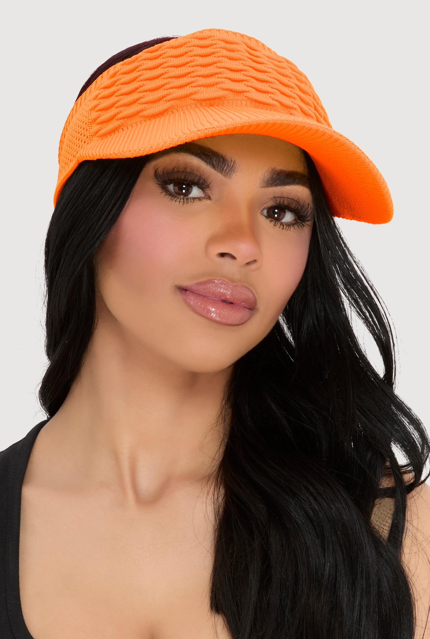 Textured Knit Visor Female Product Image