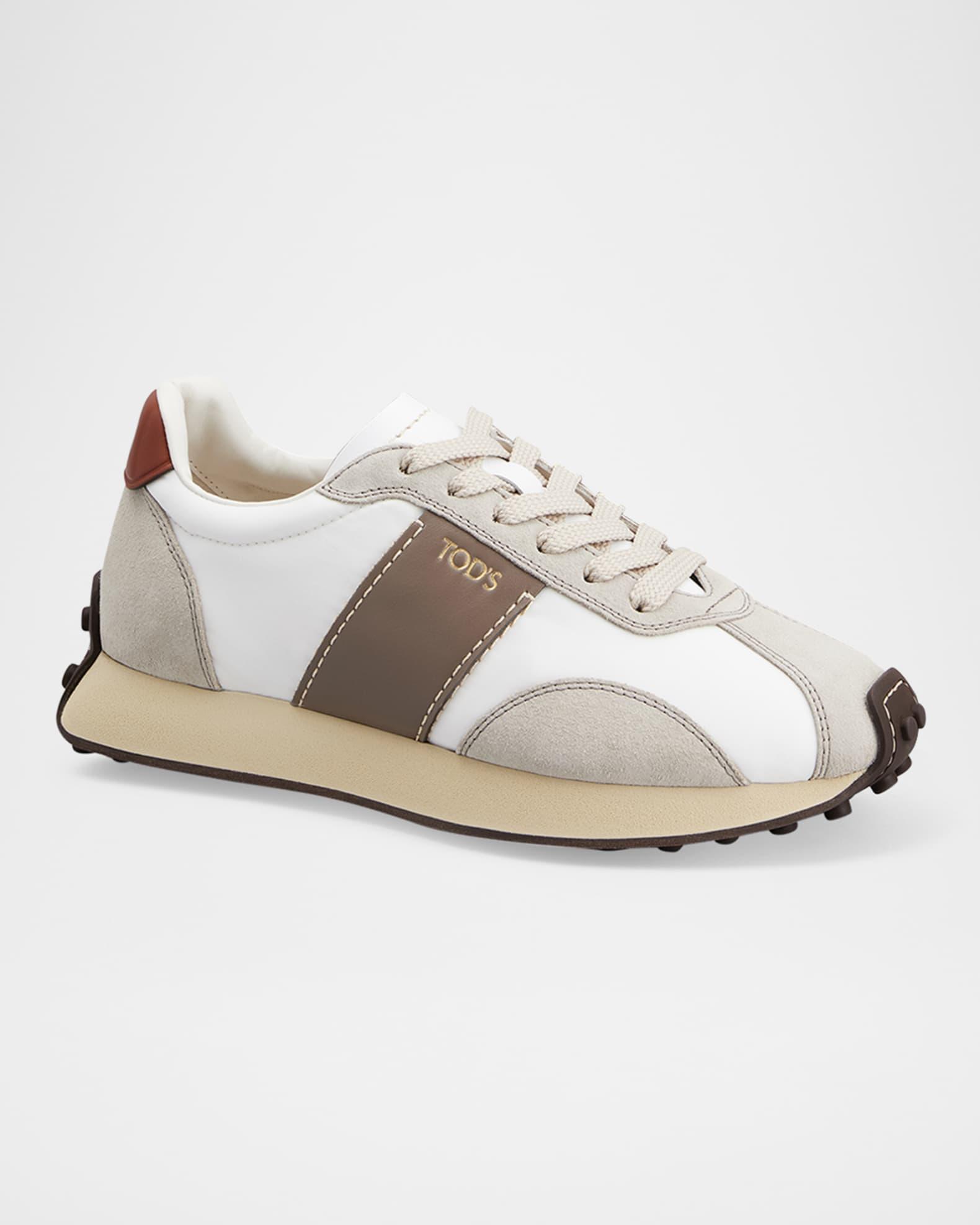 Sportivo Mixed Leather Trainer Sneakers Product Image
