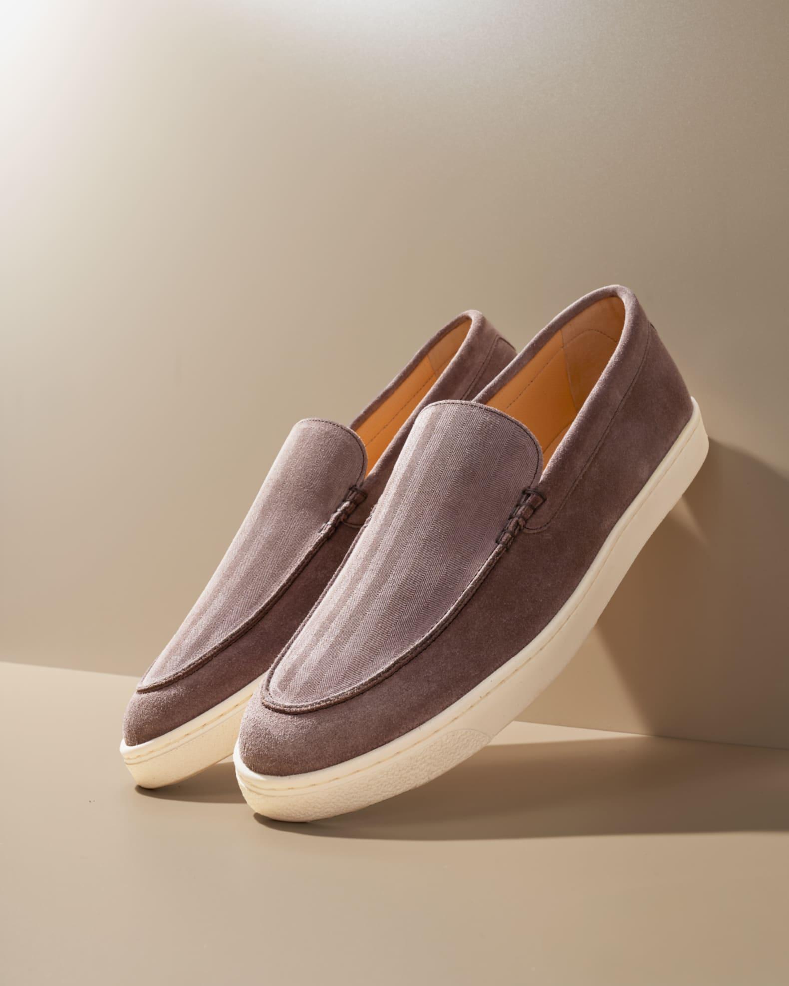 Men's Hybrid Venetian Suede Slip-Ons Product Image
