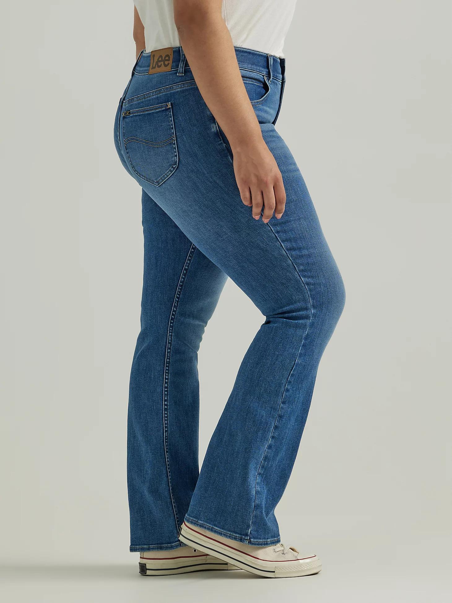 Women's Ultra Lux Comfort with Flex Motion Bootcut Jean (Plus) | Women's Jeans | Lee® Product Image