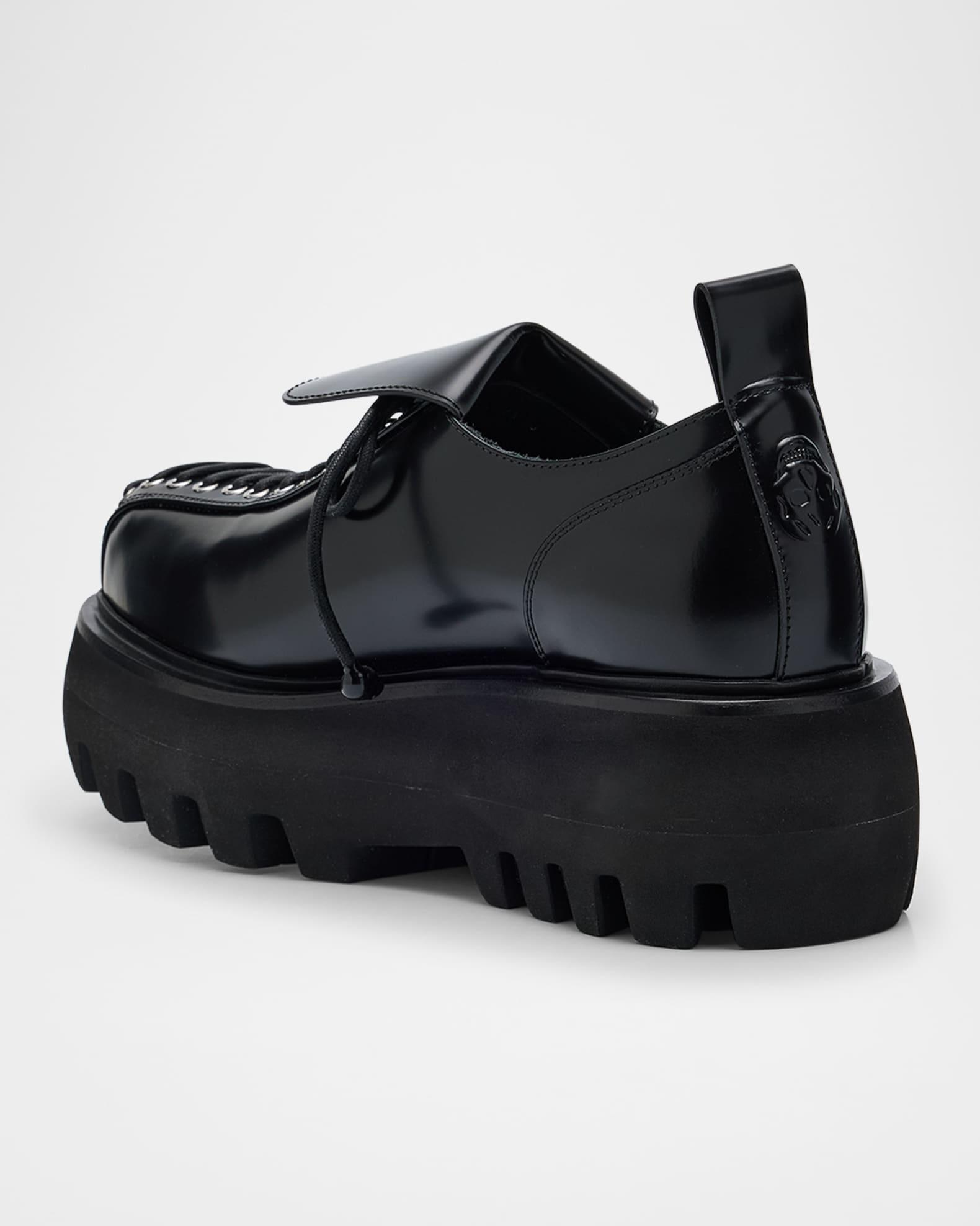 Men's Sofa Lug Sole Lace-Up Loafers Product Image