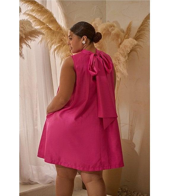 Sugarlips Plus Keyla Sleeveless Trapeze Minidress Product Image