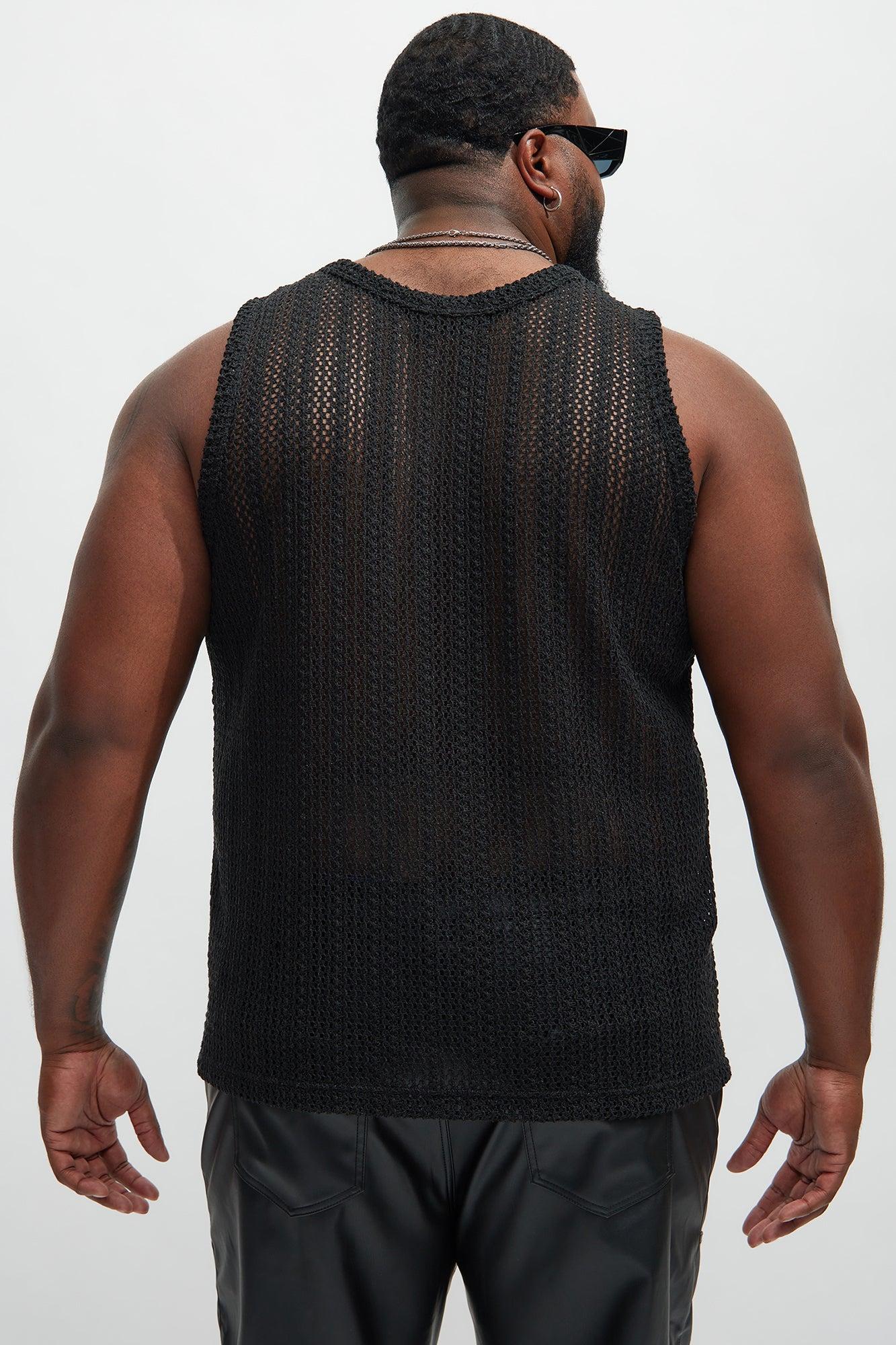 Atlas Textured Tank - Black Product Image
