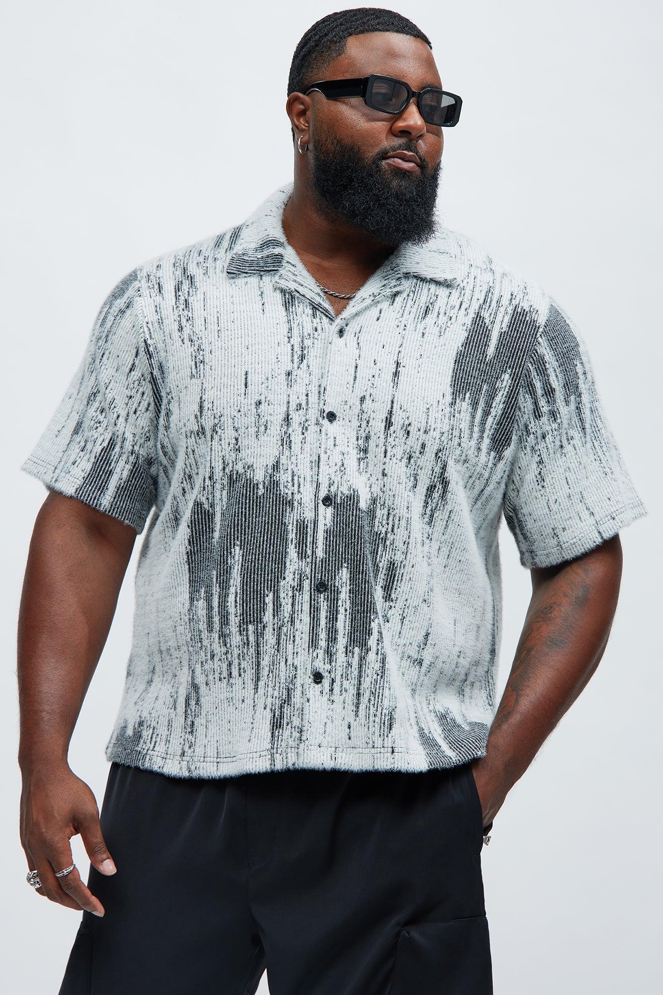 Livin' That Life Mohair Shirt - Black/combo Product Image