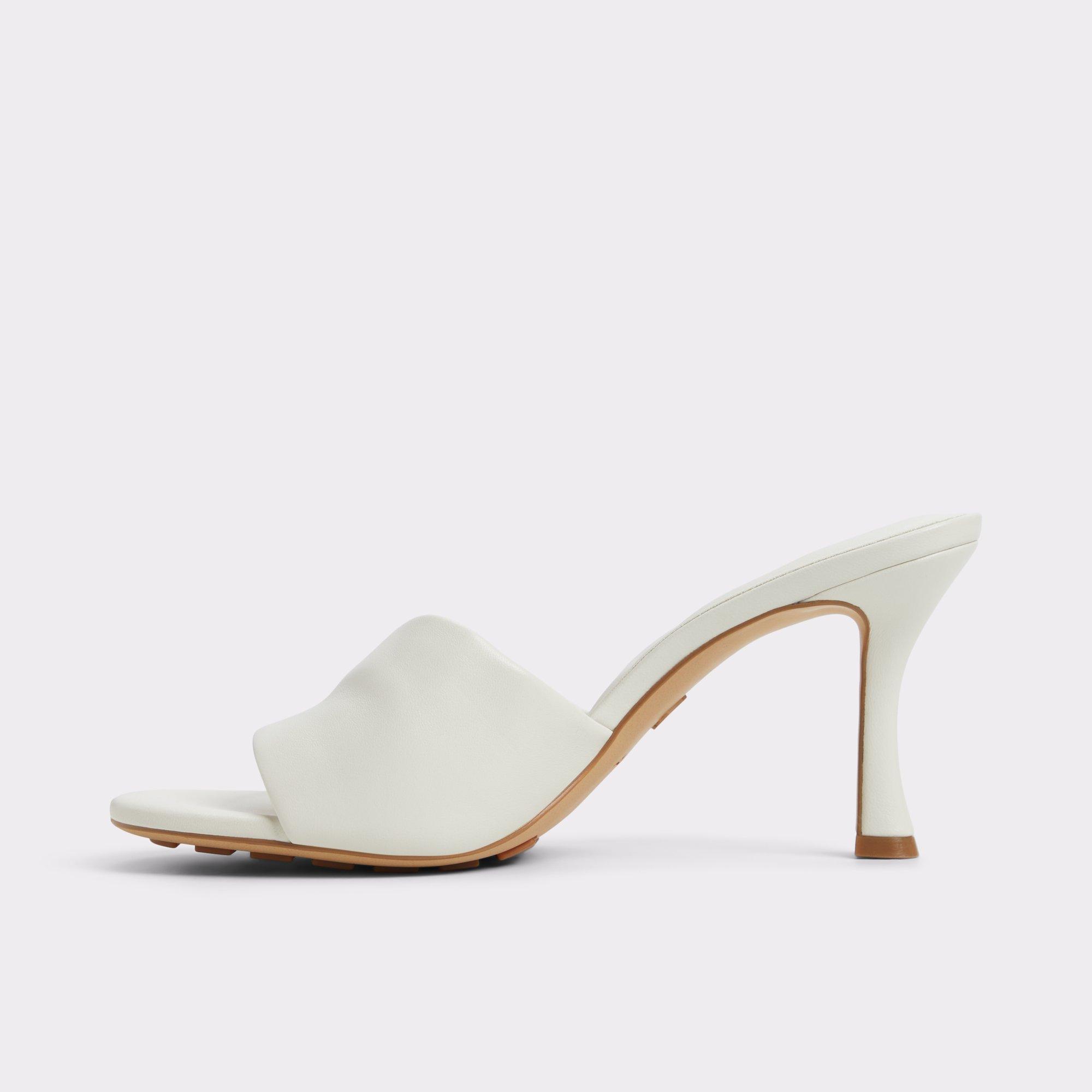Lyhanna White/Bone Women's Heeled mules | ALDO US Product Image