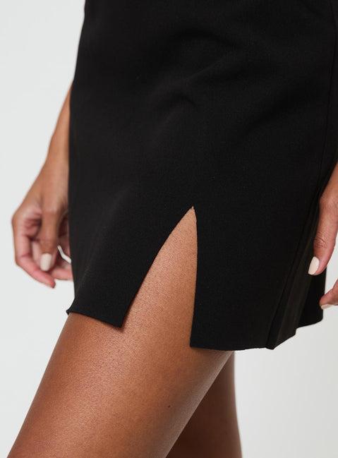 Bombshell Mini Dress Black Product Image