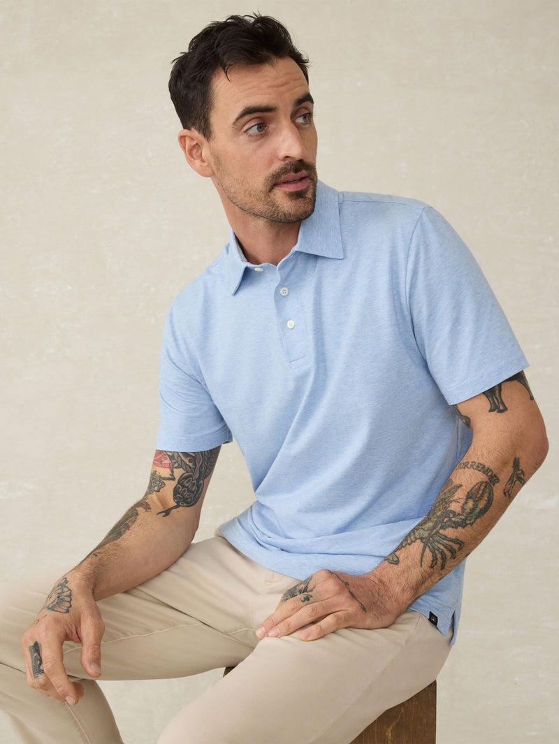 Short-Sleeve Movement™ Polo Shirt - Cardiff Blue Heather Product Image