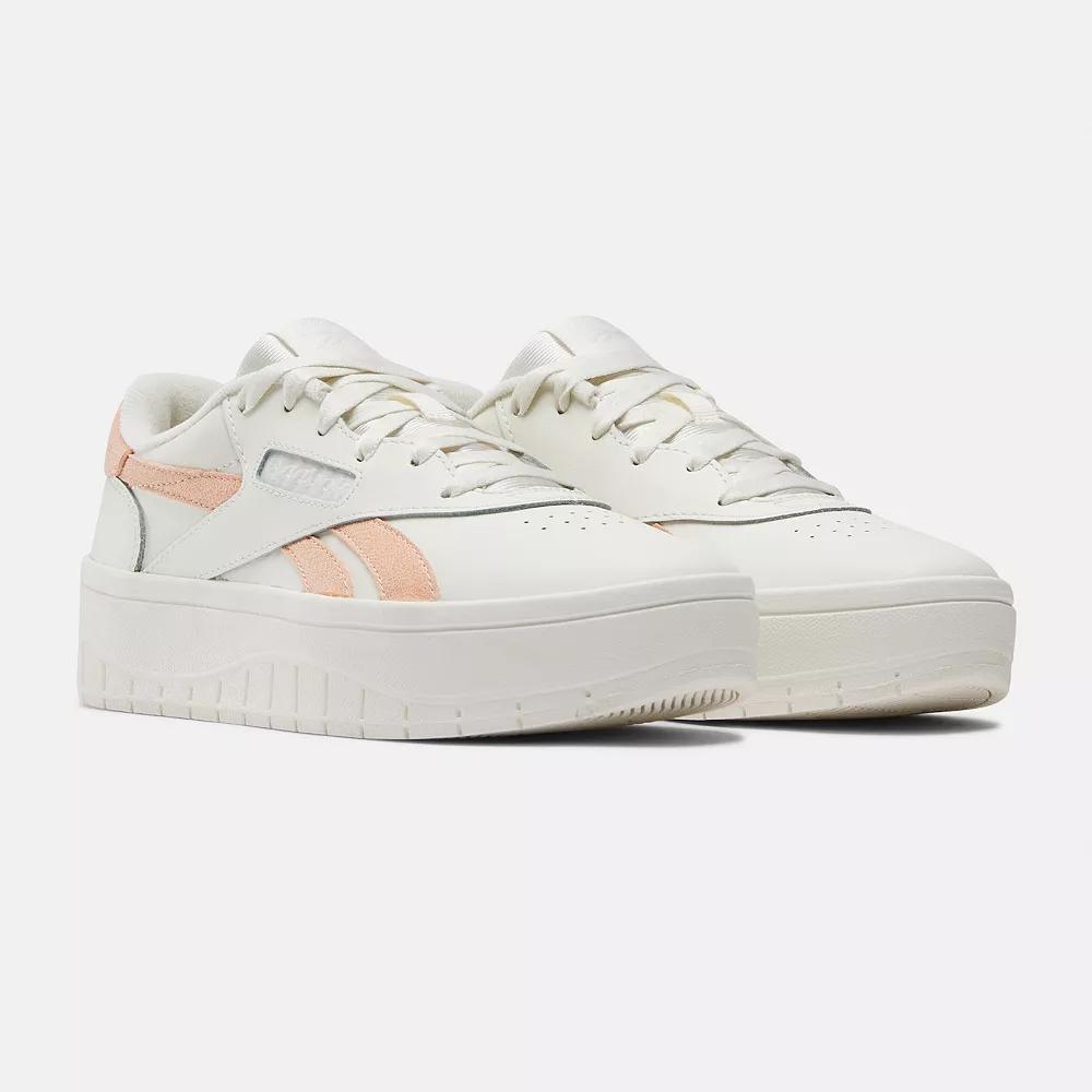 Reebok Court Advance Surge Women's Casual Shoes, Size: 9.5, White Pink Product Image