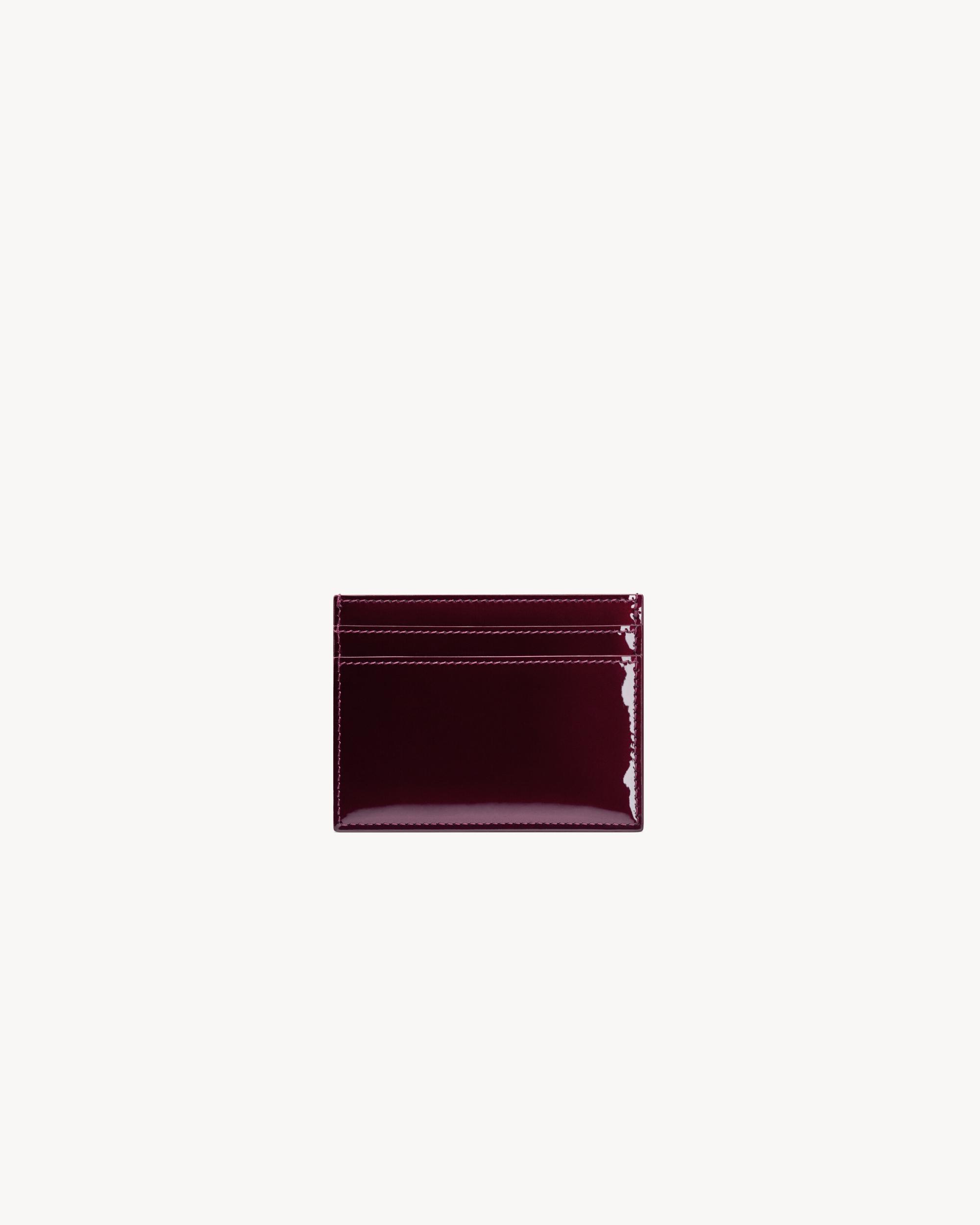 SAINT LAURENT PARIS card case in patent leather Product Image