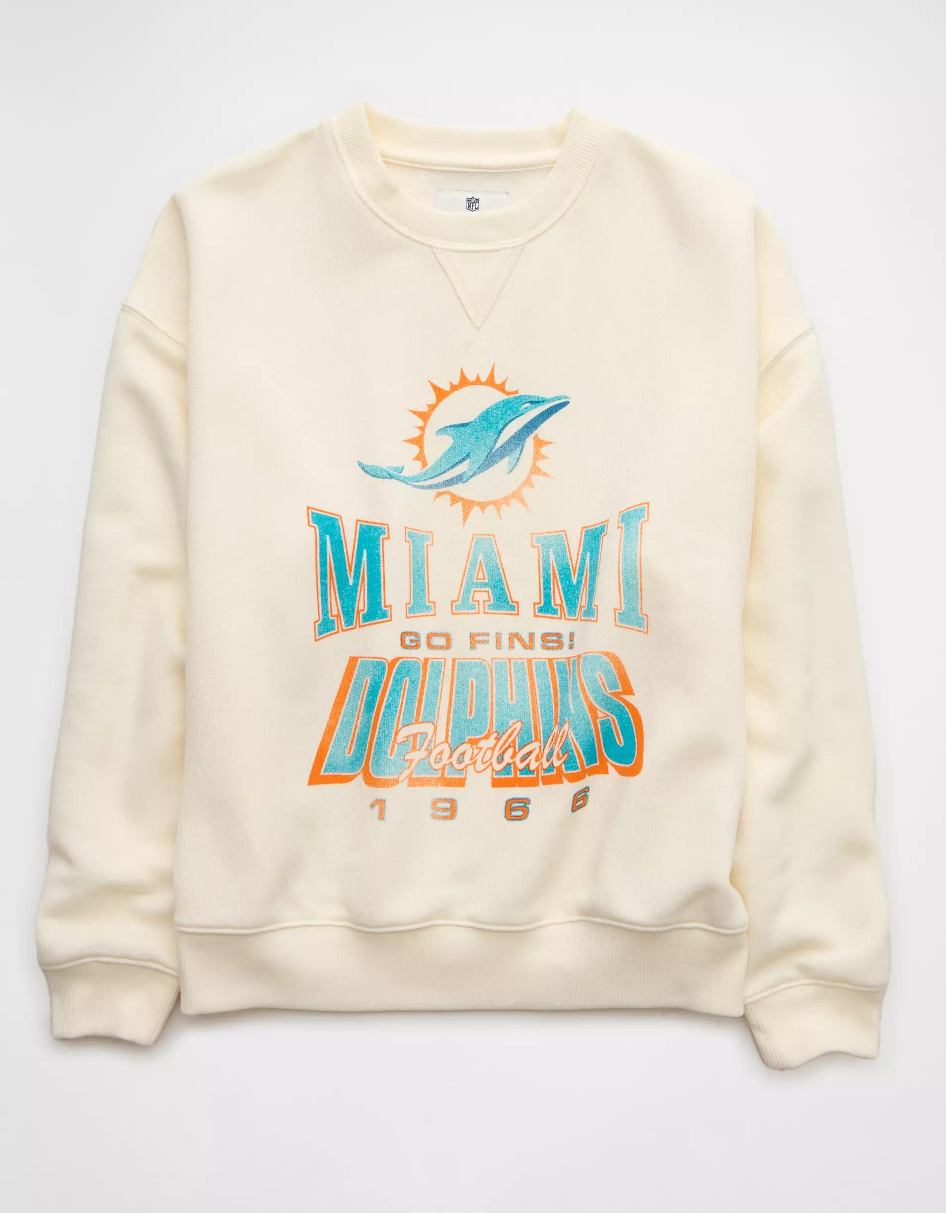 AE NFL Miami Dolphins Crew Neck Sweatshirt Product Image