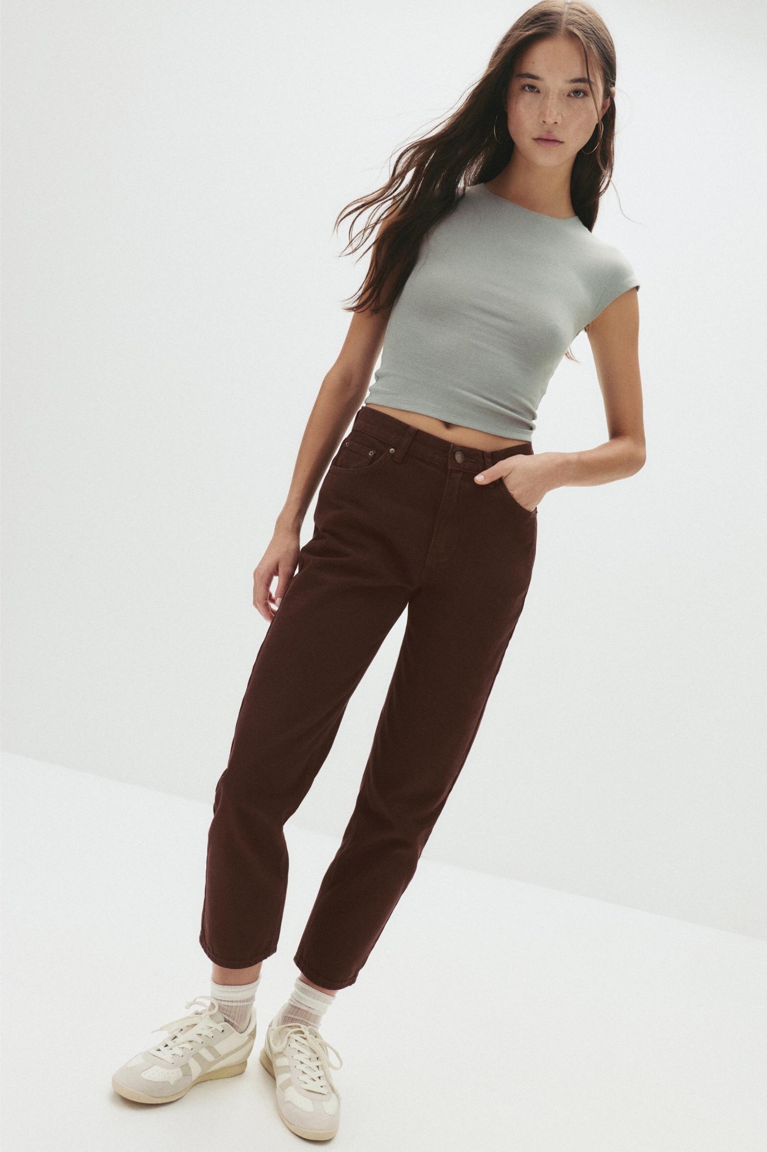 High-waist mom jeans Product Image