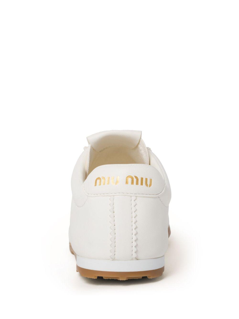 Plume nappa leather sneakers Product Image