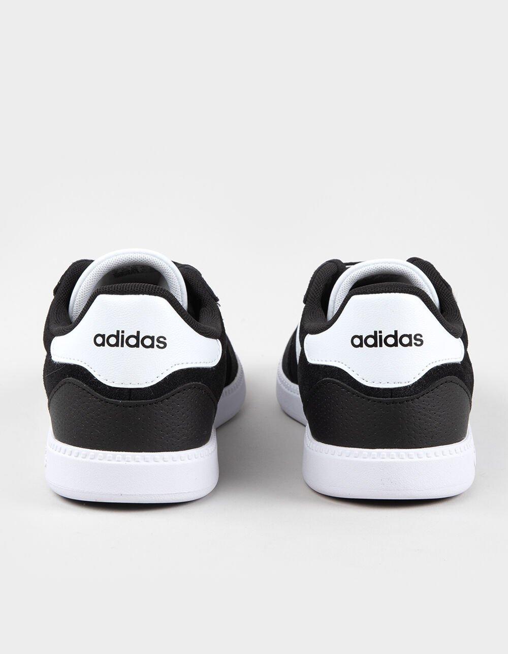 ADIDAS Breaknet Sleek Suede Womens Shoes - BLACK/WHITE Product Image