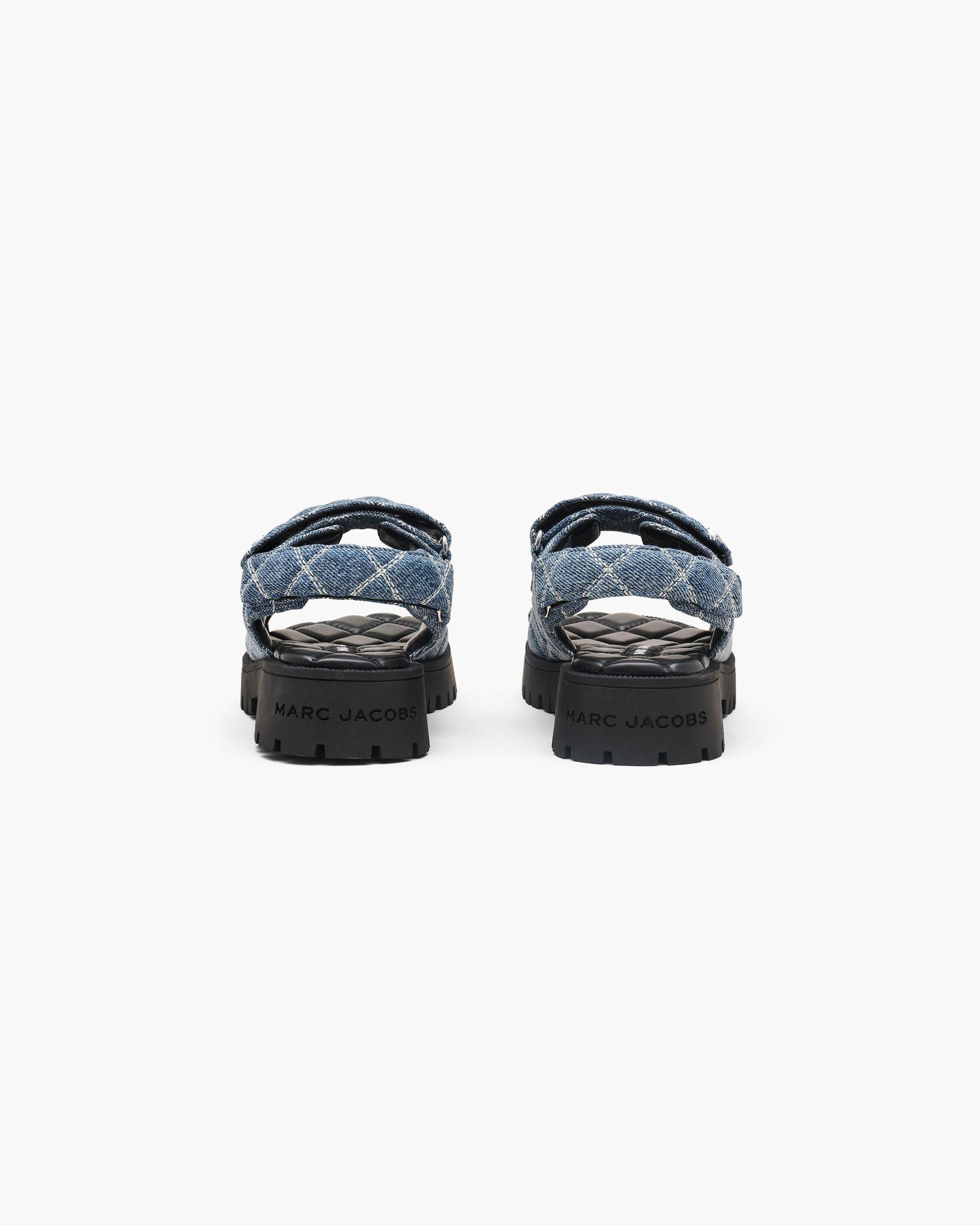 The Quilted Denim Sunny Sandal Product Image