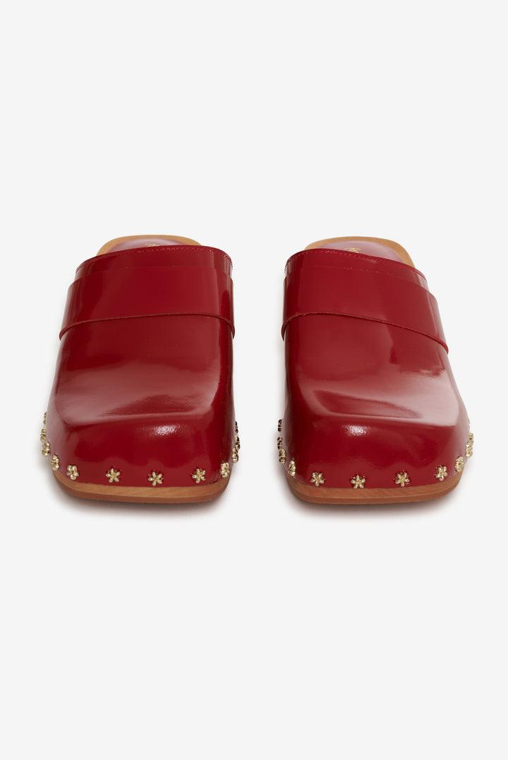 Adahlia Clog — Red Product Image