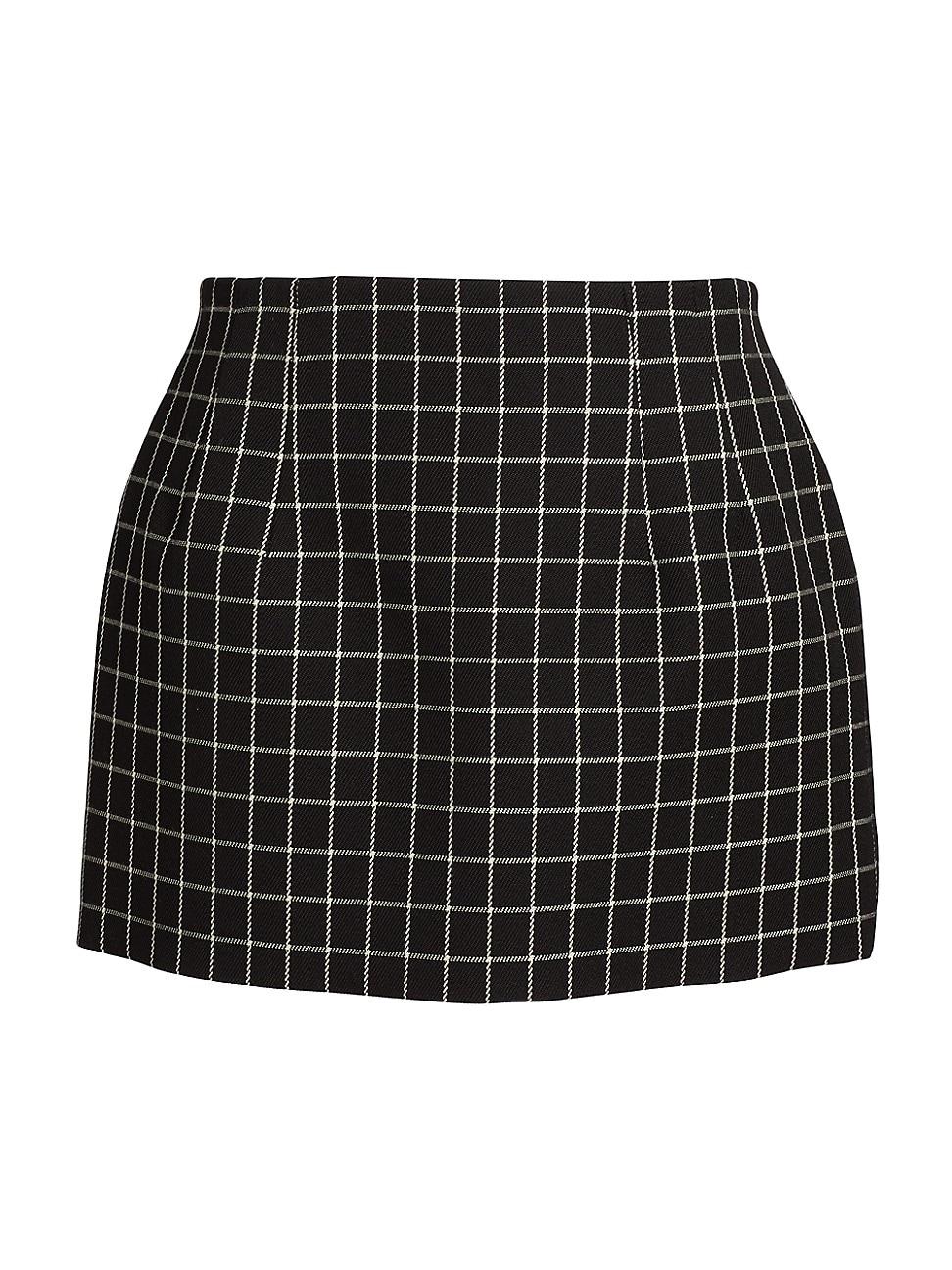 Womens Contour Wool Miniskirt Product Image