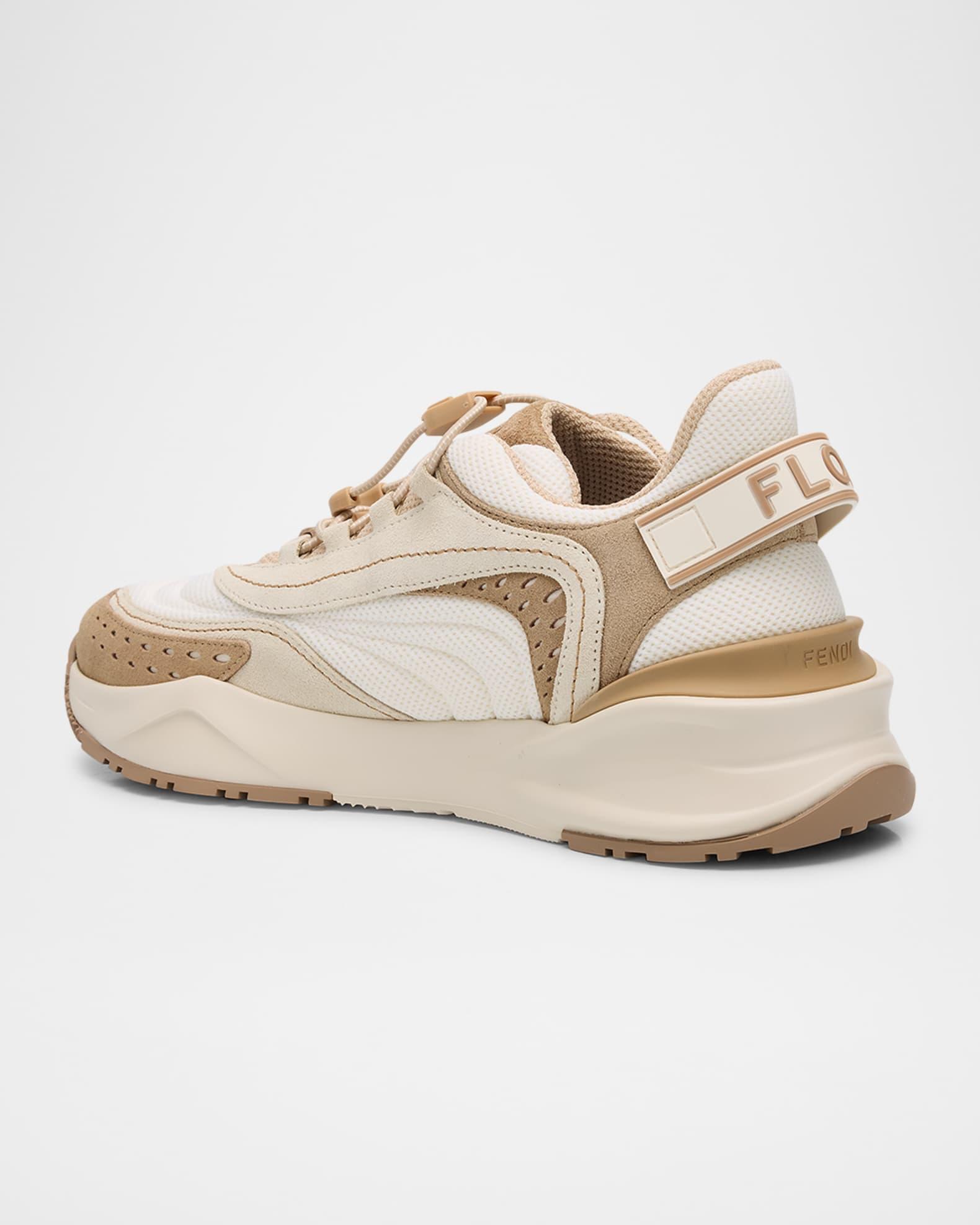 Flow Colorblock Suede Runner Sneakers Product Image