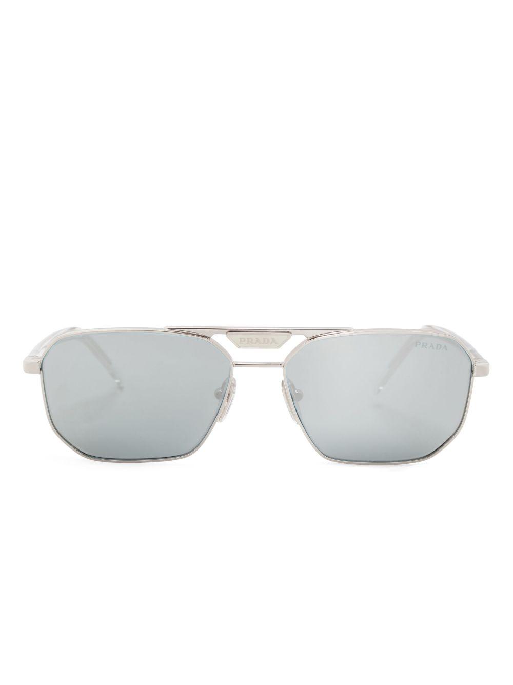 pilot-frame double-bridge sunglasses Product Image