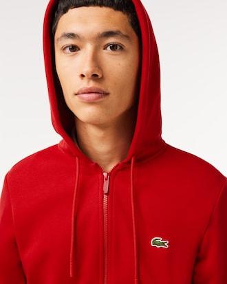 Men's Zip-Up Fleece Hoodie Product Image