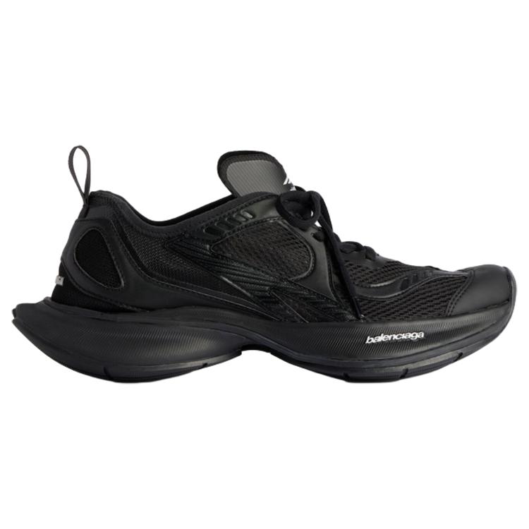 BALENCIAGA Black Mesh And Rubber Circuit Sneakers Product Image