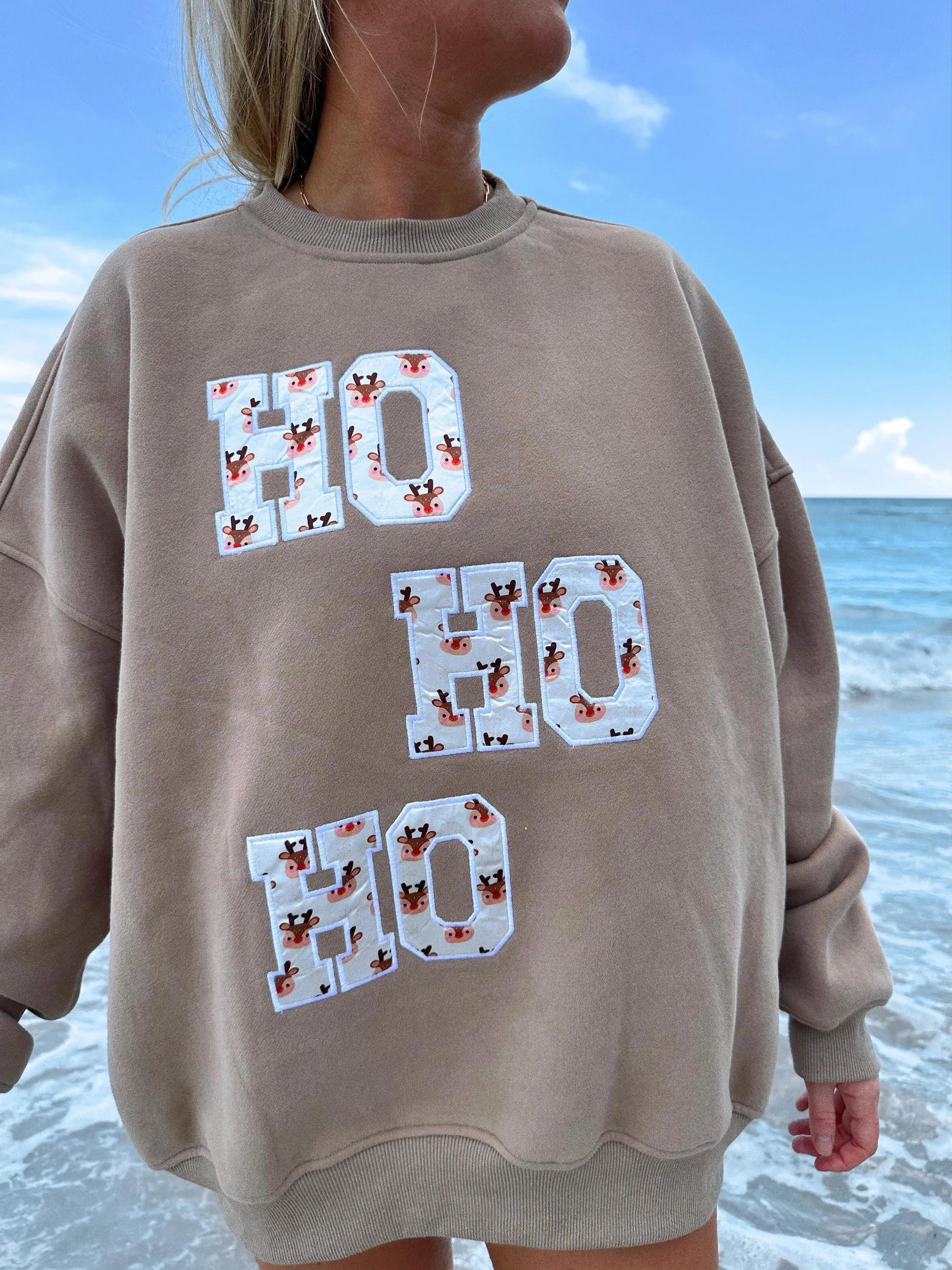 Cappuccino Reindeer Sweatshirt Product Image