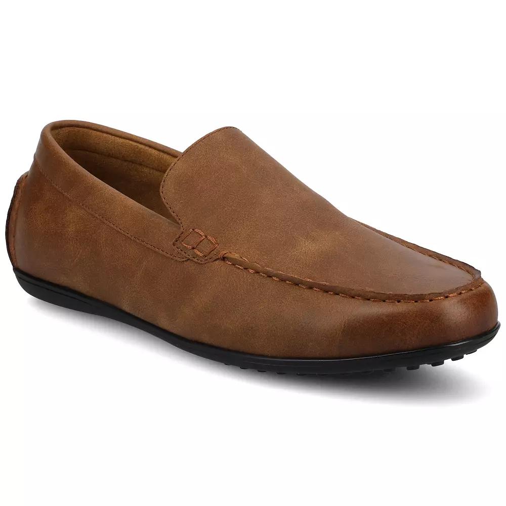 VANCE Sergio Comfort Slip-on Flexible Venetian Men's Driving Loafers,  Product Image