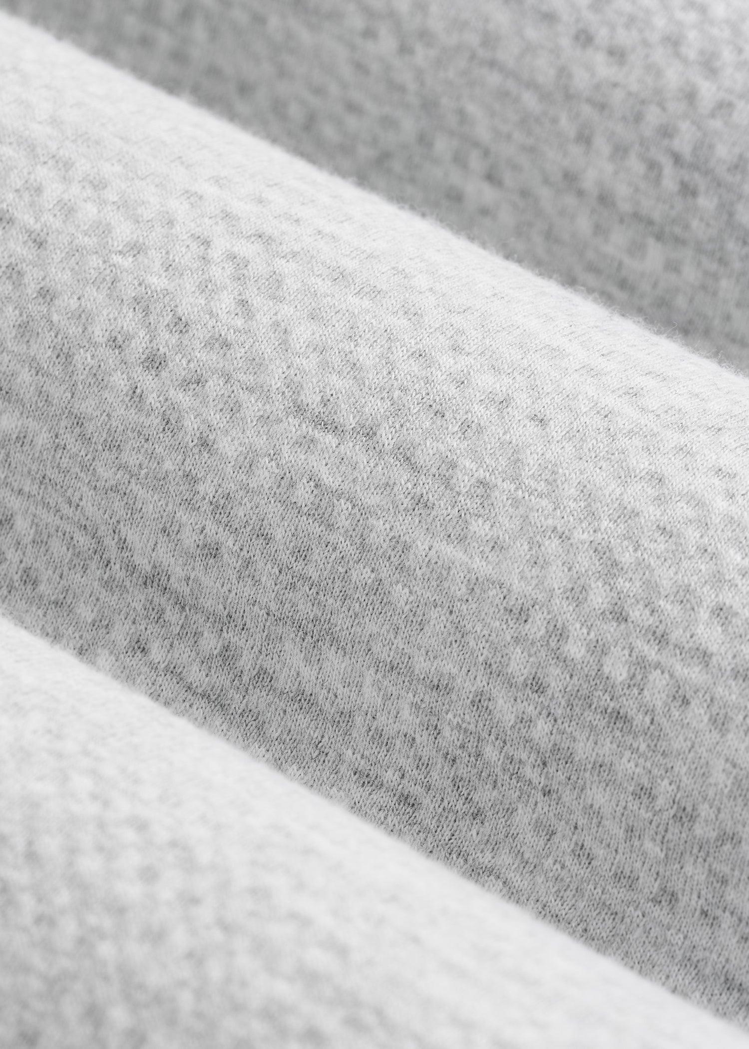 Cloud Knit Waffle Short Sleeve Tee for Tall Men in Light Heather Grey Male Product Image