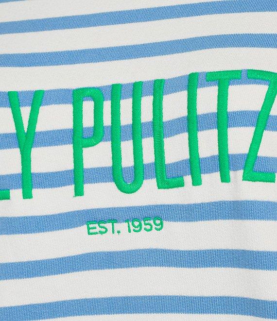 Lilly Pulitzer Ballad Terry Knit Cotton Ribbed Crew Neck Long Sleeve Logo Sweatshirt Product Image