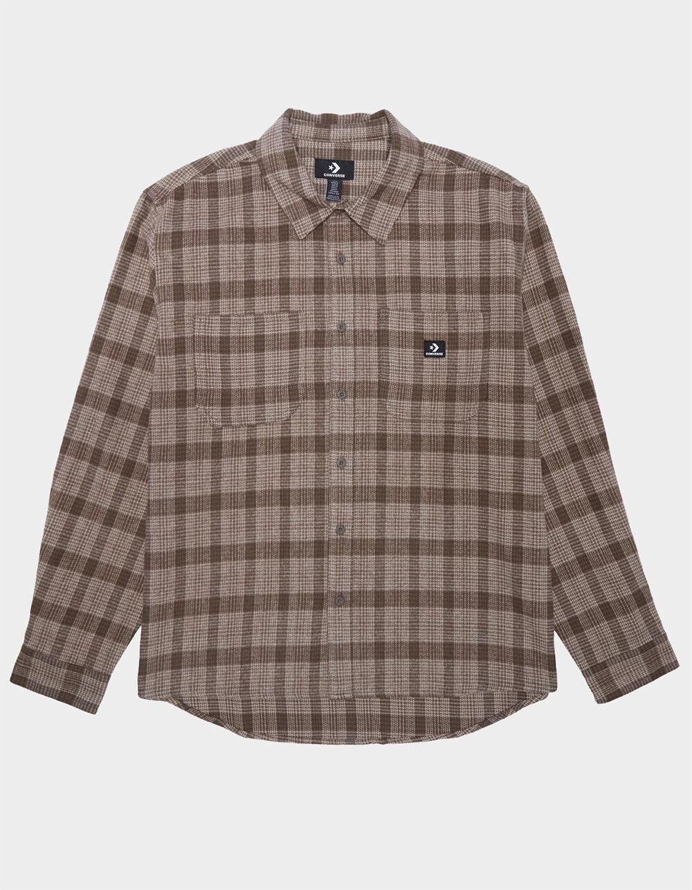 CONVERSE Mens Flannel - TAUPE Product Image