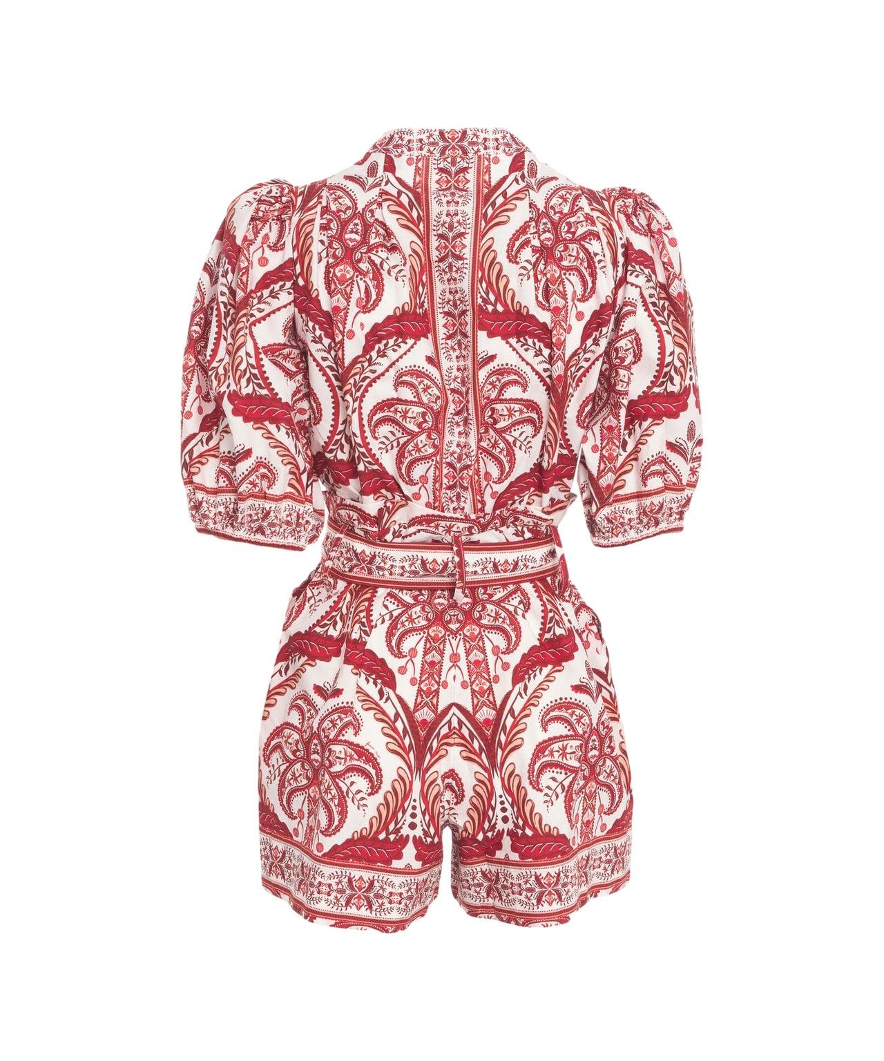 Short jumpsuit with patter Product Image