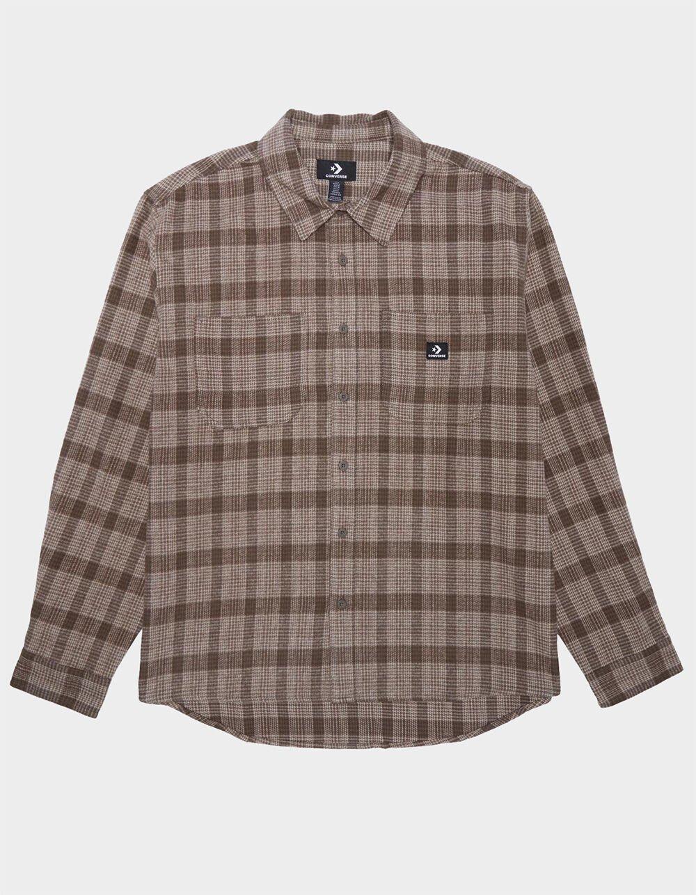 CONVERSE Mens Flannel - TAUPE Product Image