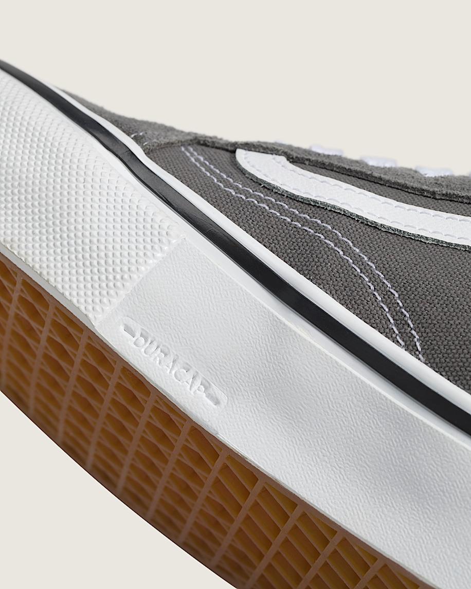 Skate Old Skool Shoe in Pewter Grey / White| Vans US Product Image
