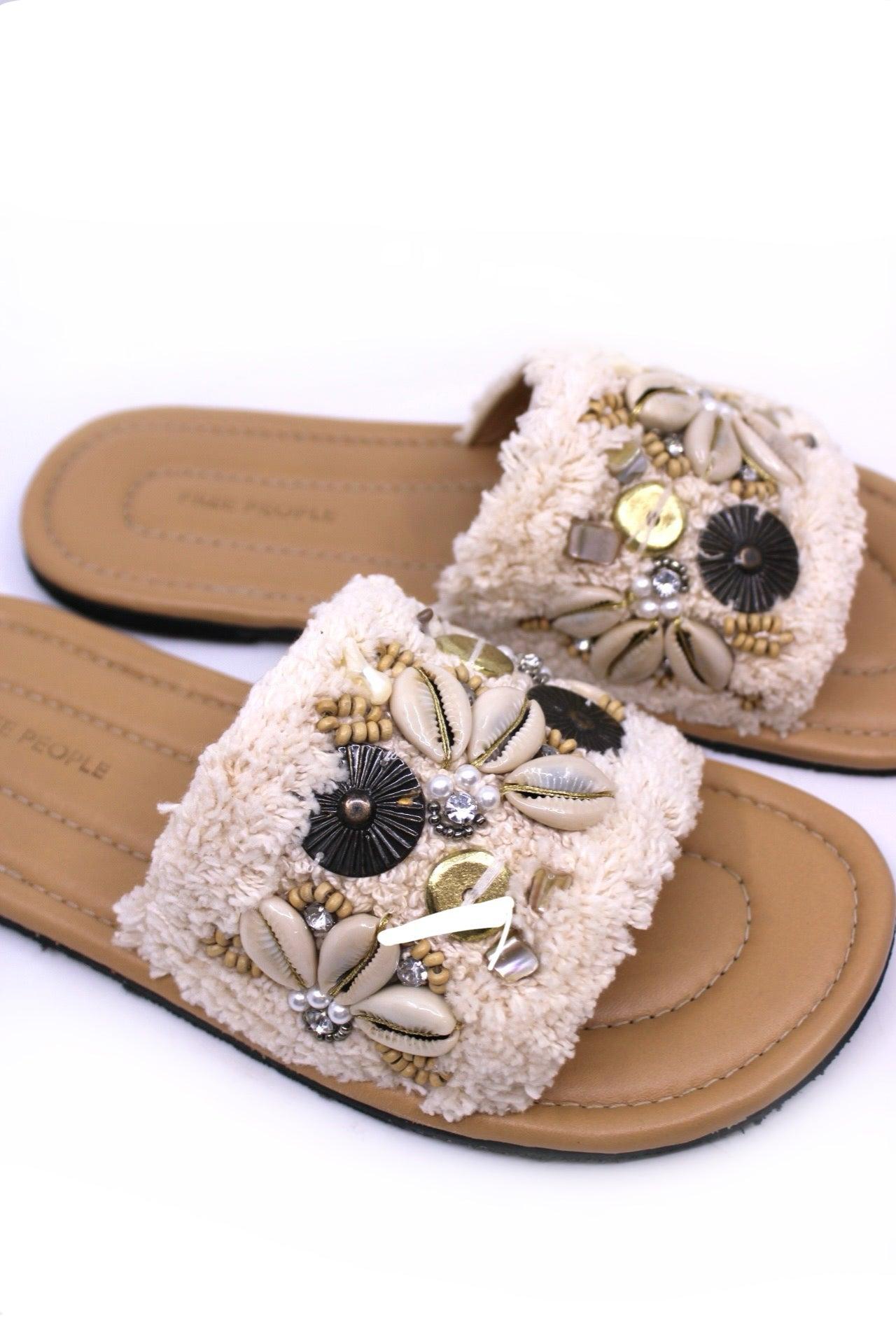 Free People Shipwrecked Slide Sandal Chalk Product Image