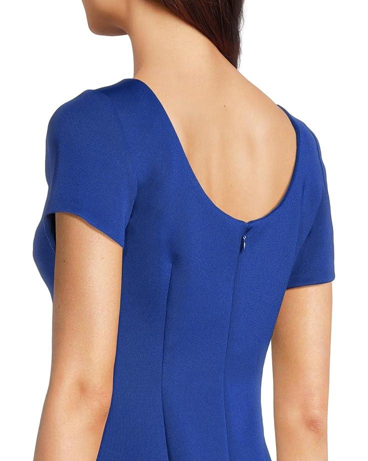 Tweed Short Sleeve Collared Dress Product Image