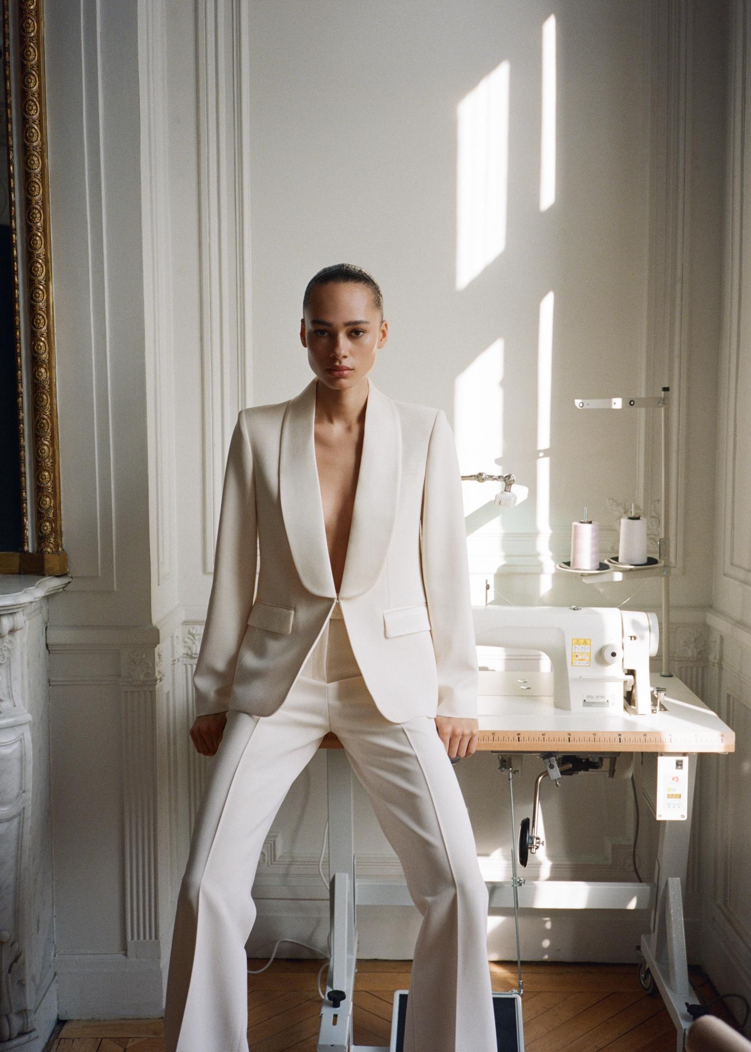 Straight-fit suit pants - Women | MANGO USA Product Image