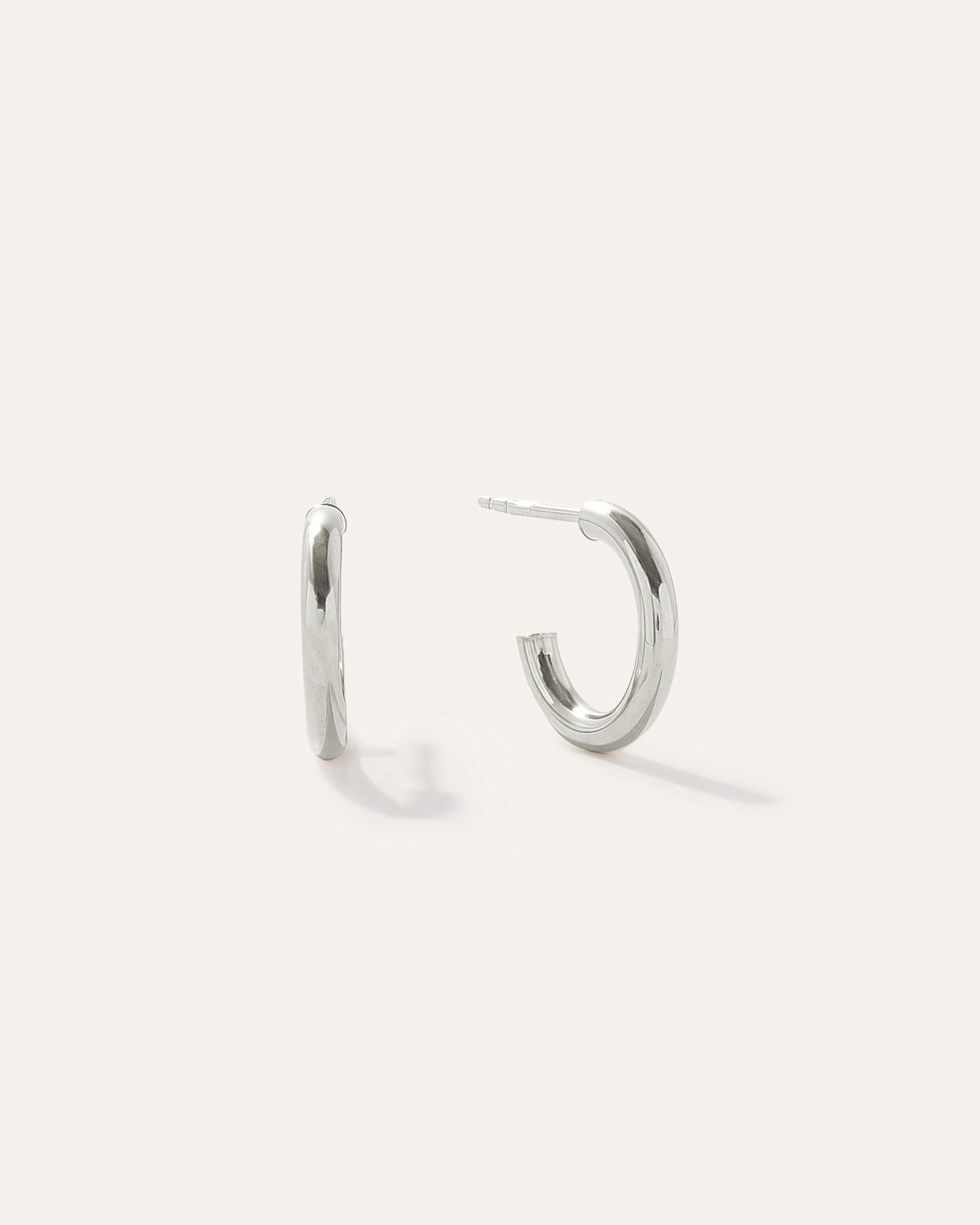 Quince | Women's 14K Gold Half Huggie Hoop Earrings Product Image