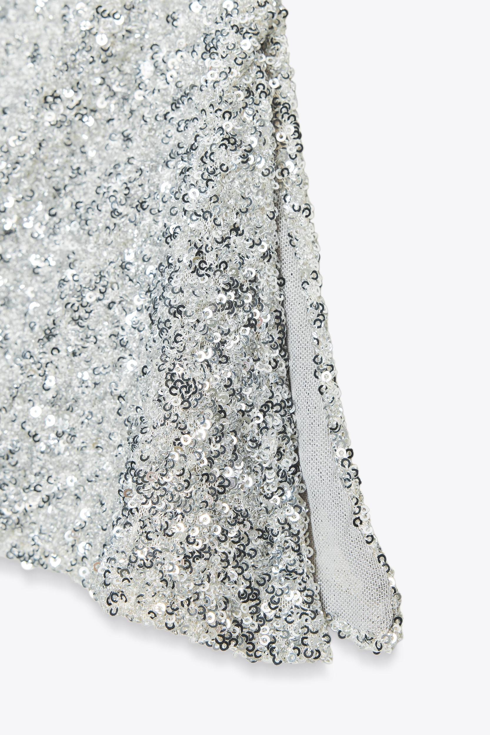 SEQUIN BANDEAU TOP Product Image