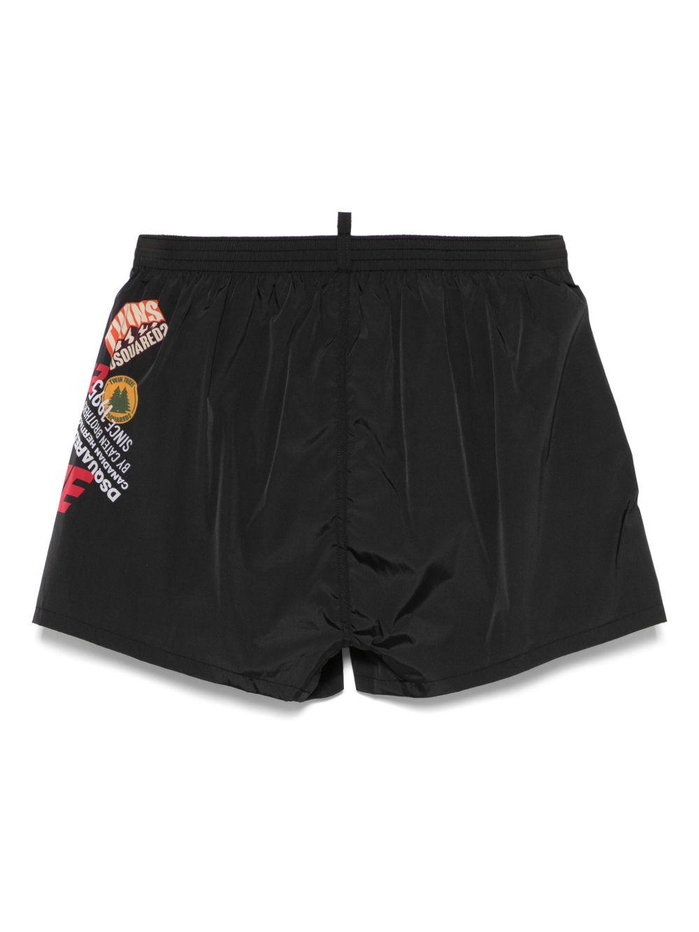 logo-print swim shorts Product Image