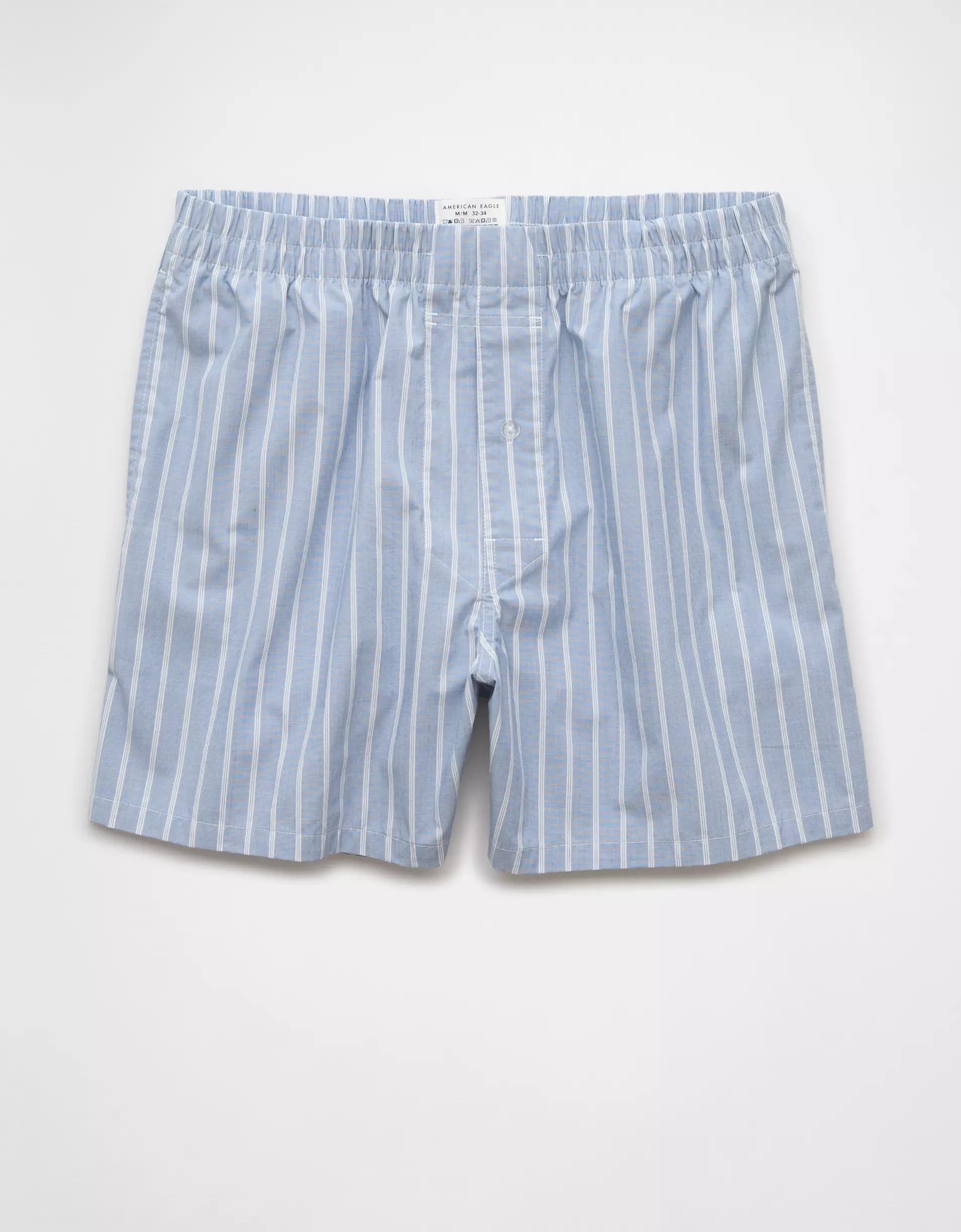 AEO Men's Striped Poplin Pocket Boxer Short Product Image