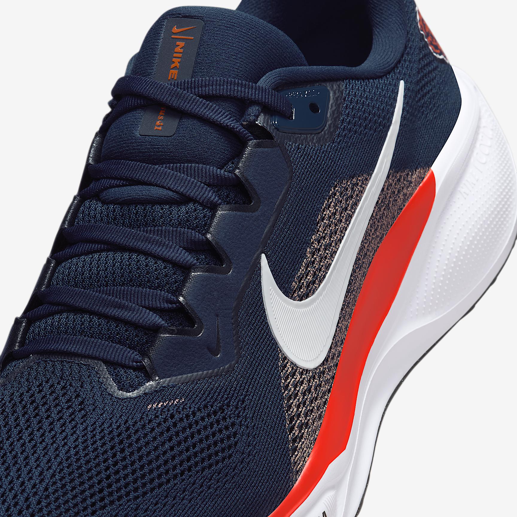 Chicago Bears Pegasus 41 Nike Men's NFL Road Running Shoes Product Image