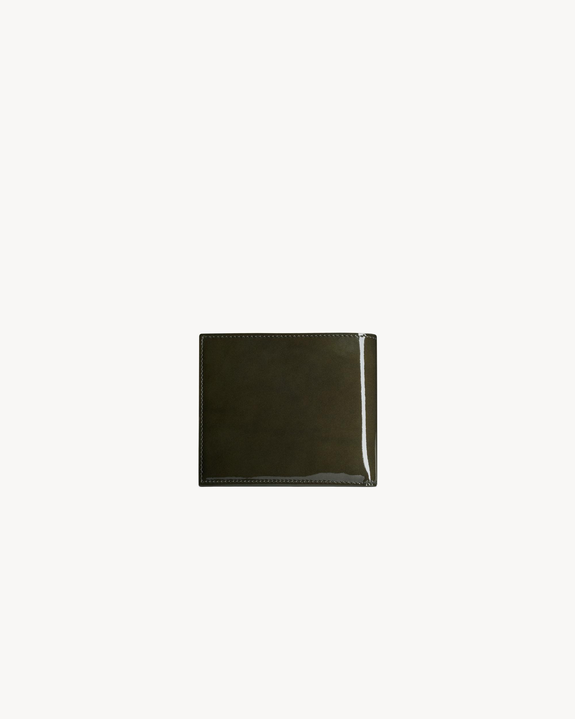 SAINT LAURENT PARIS East/West wallet in patent leather Product Image