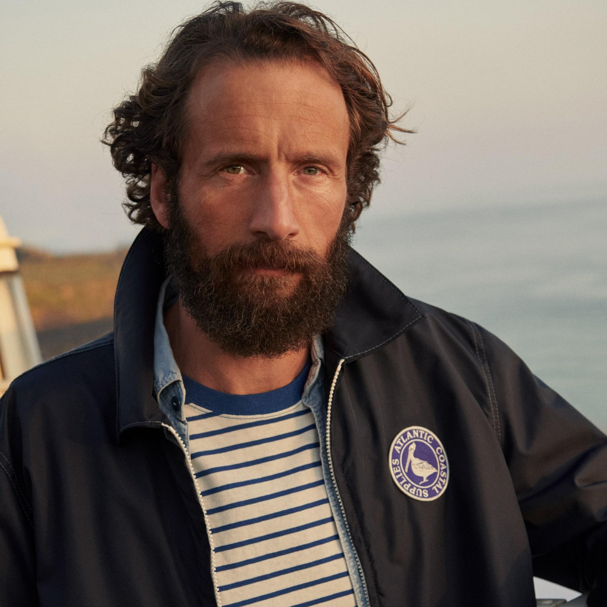 Atlantic Coastal Supplies X J.Crew windbreaker in recycled nylon Product Image