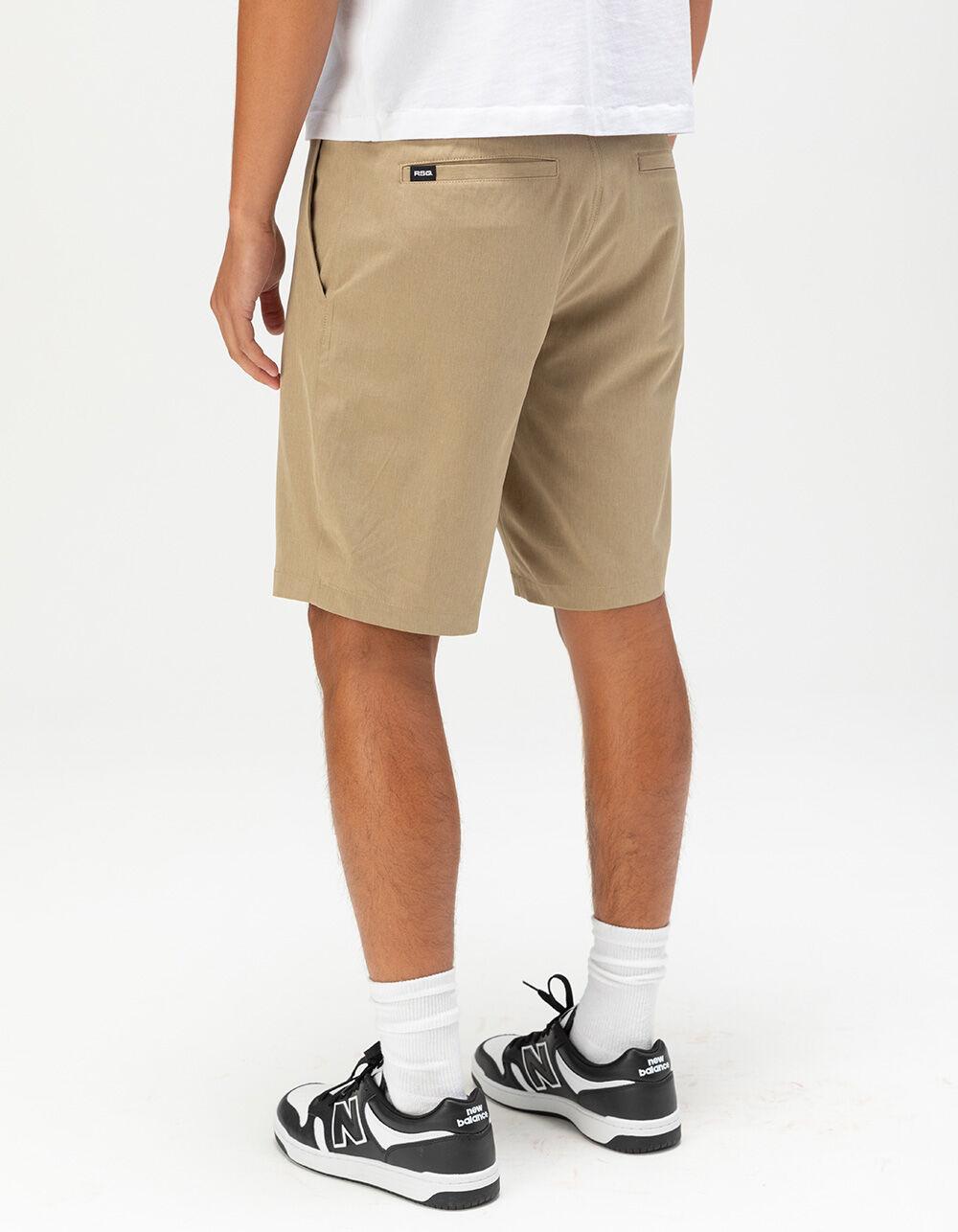 RSQ Mens Hybrid Shorts - DK KHAKI Product Image