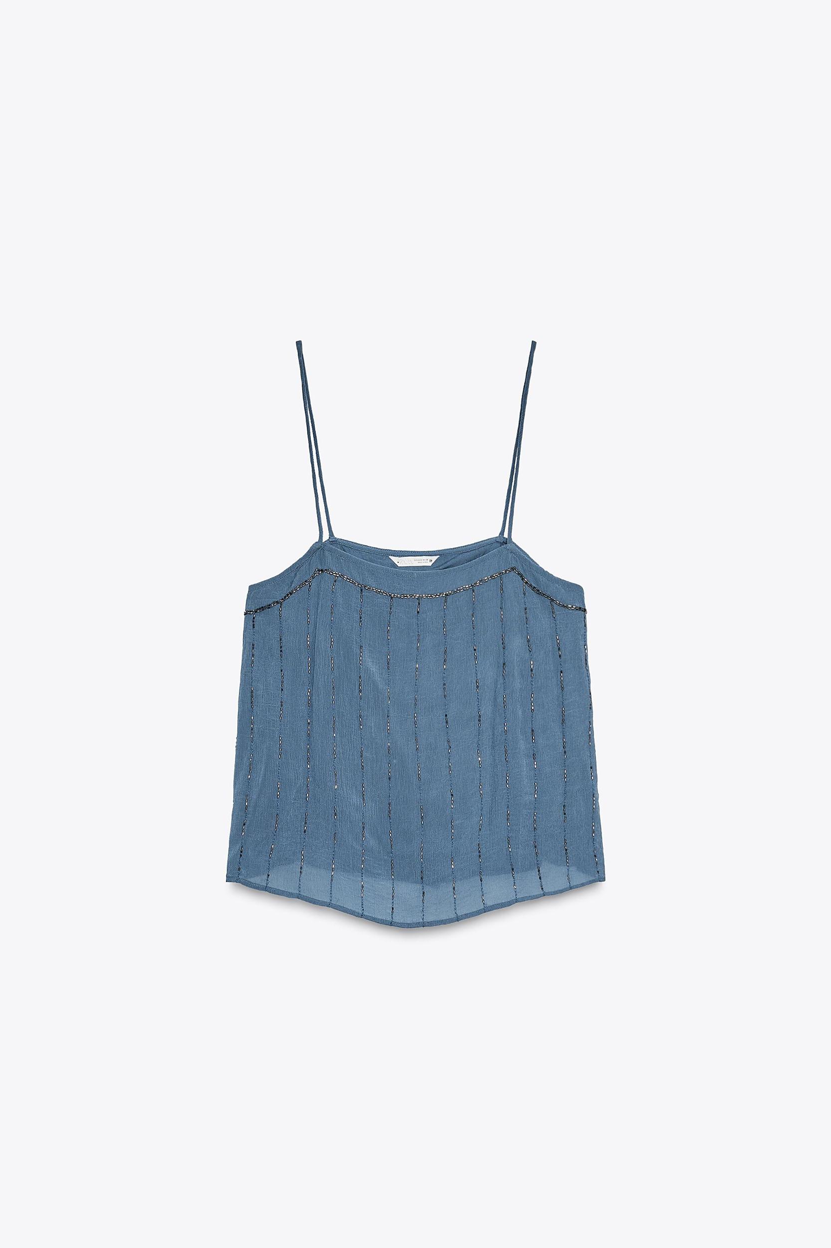 BEADED STRAPPY TOP Product Image