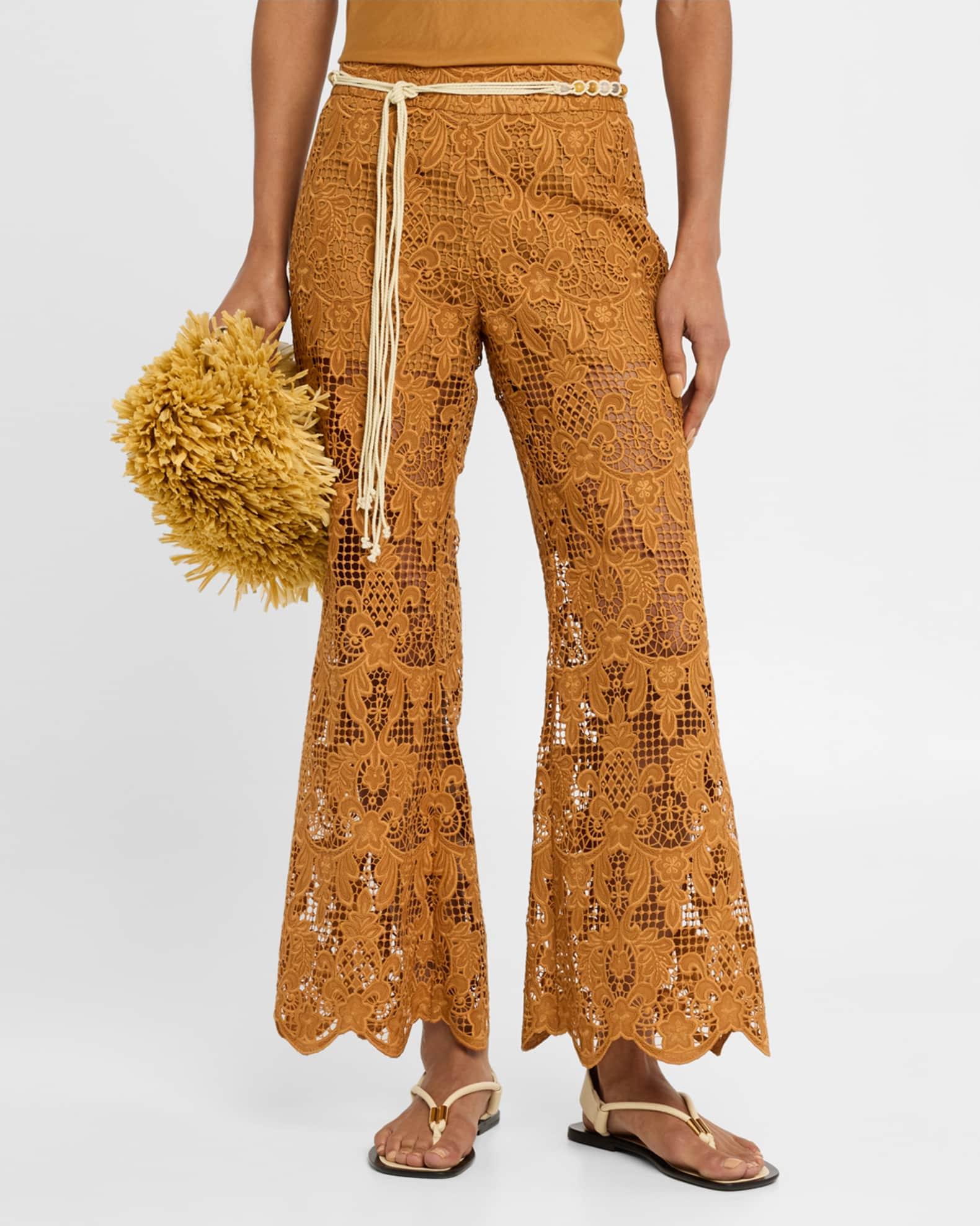 Coco Lace Flare Pants Product Image