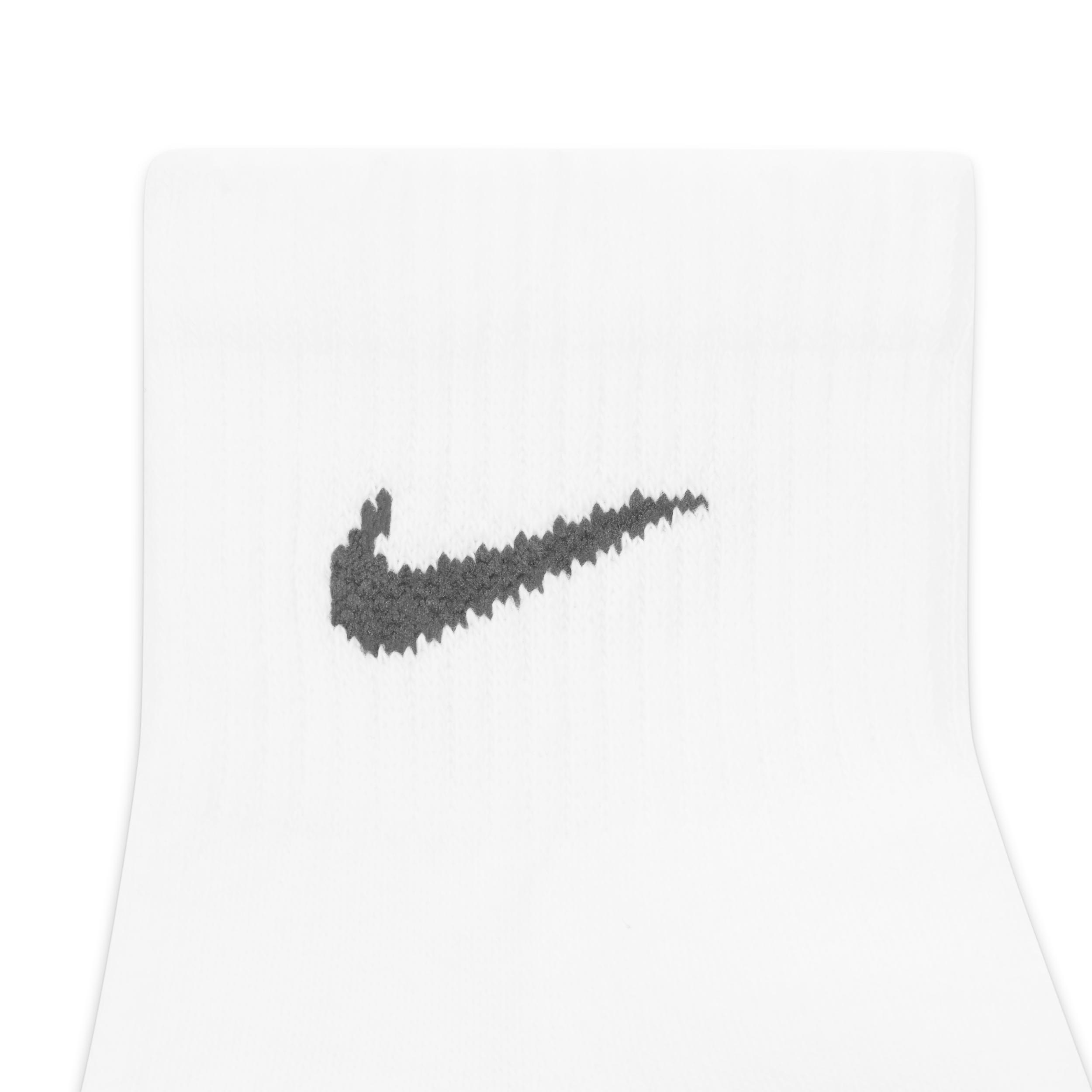 Nike Mens Everyday Plus Cushioned Training Ankle Socks (6 Pairs) | SX6899-100 Product Image