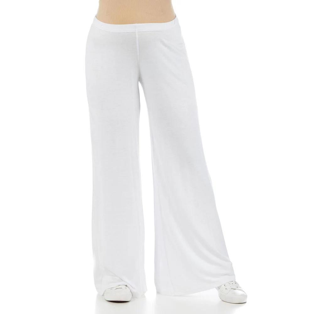 Maternity 24Seven Comfort Apparel Palazzo Lounge Pants, Women's,  Product Image